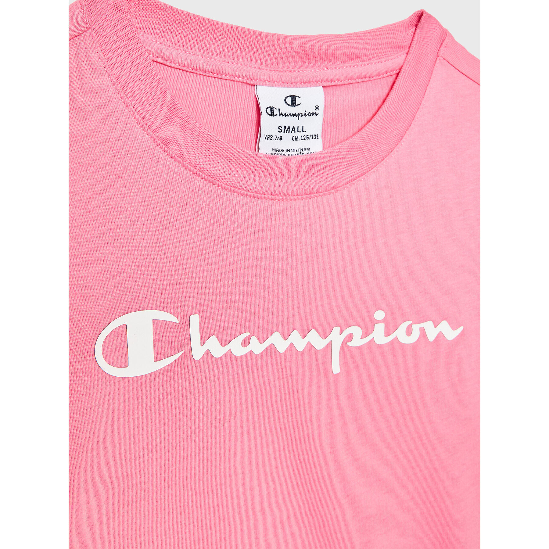 Champion Тишърт 404541 Розов Regular Fit - Pepit.bg