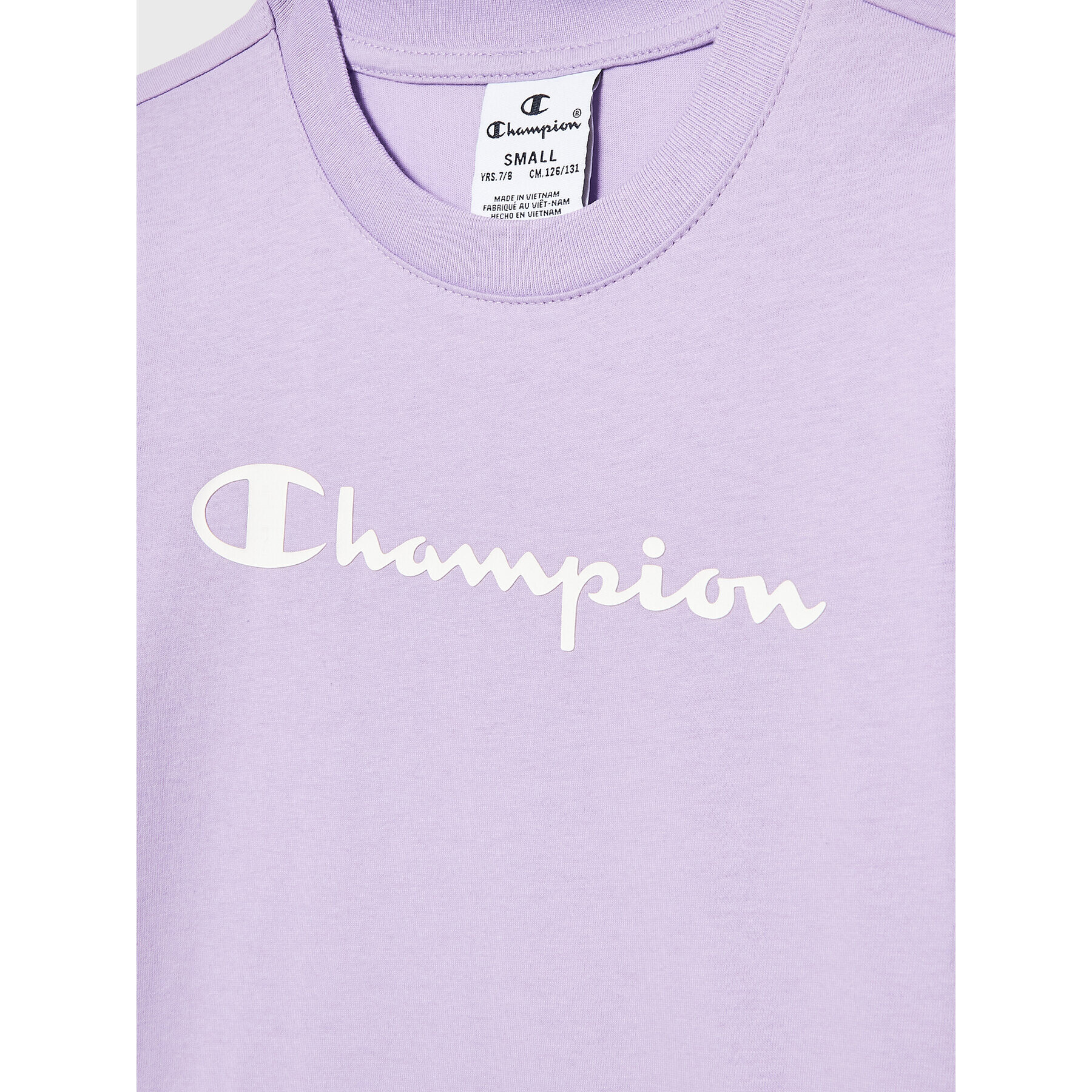 Champion Тишърт 404541 Виолетов Regular Fit - Pepit.bg