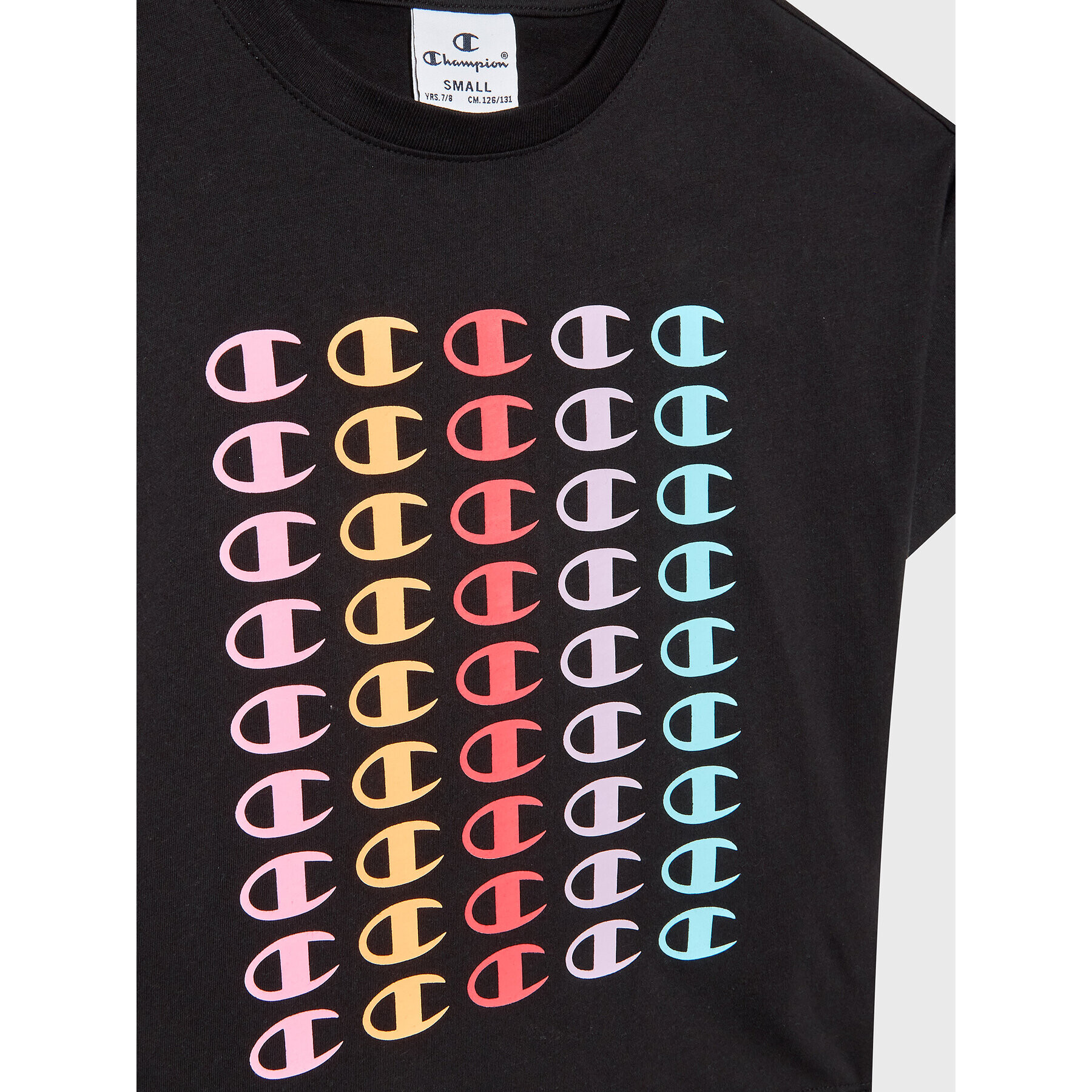Champion Тишърт 404618 Черен Regular Fit - Pepit.bg