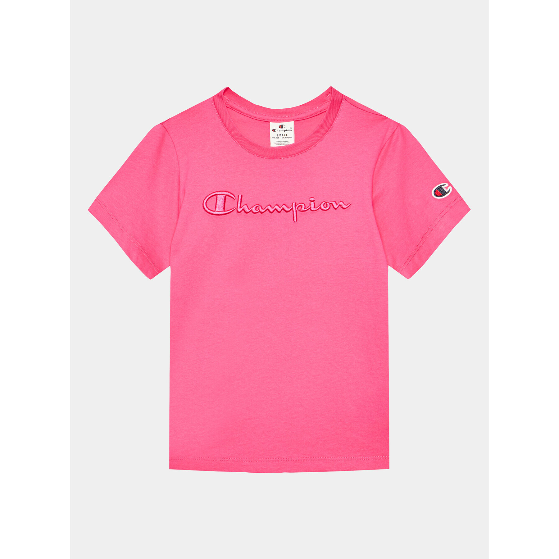 Champion Тишърт 404632 Розов Regular Fit - Pepit.bg