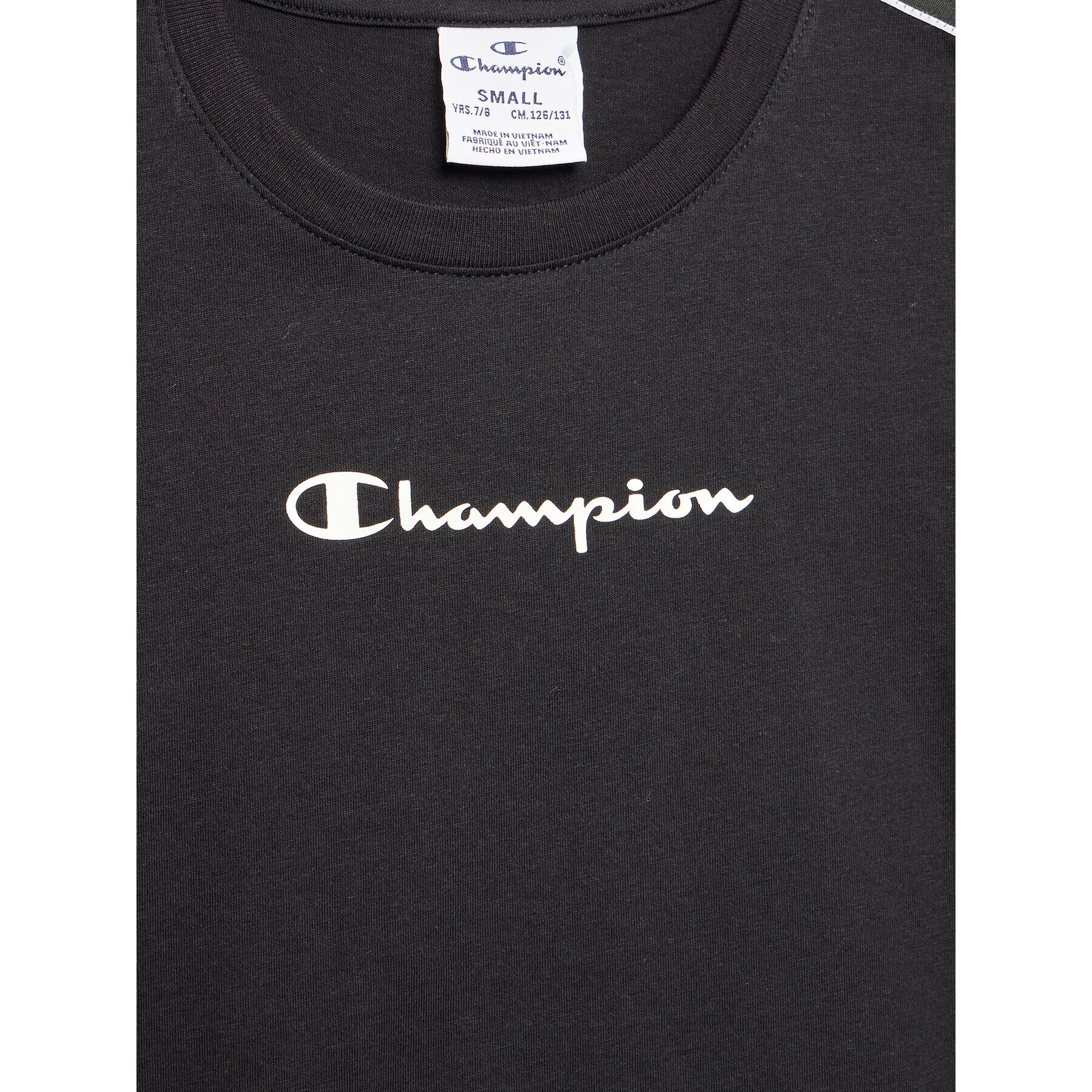 Champion Тишърт 404643 Черен Regular Fit - Pepit.bg