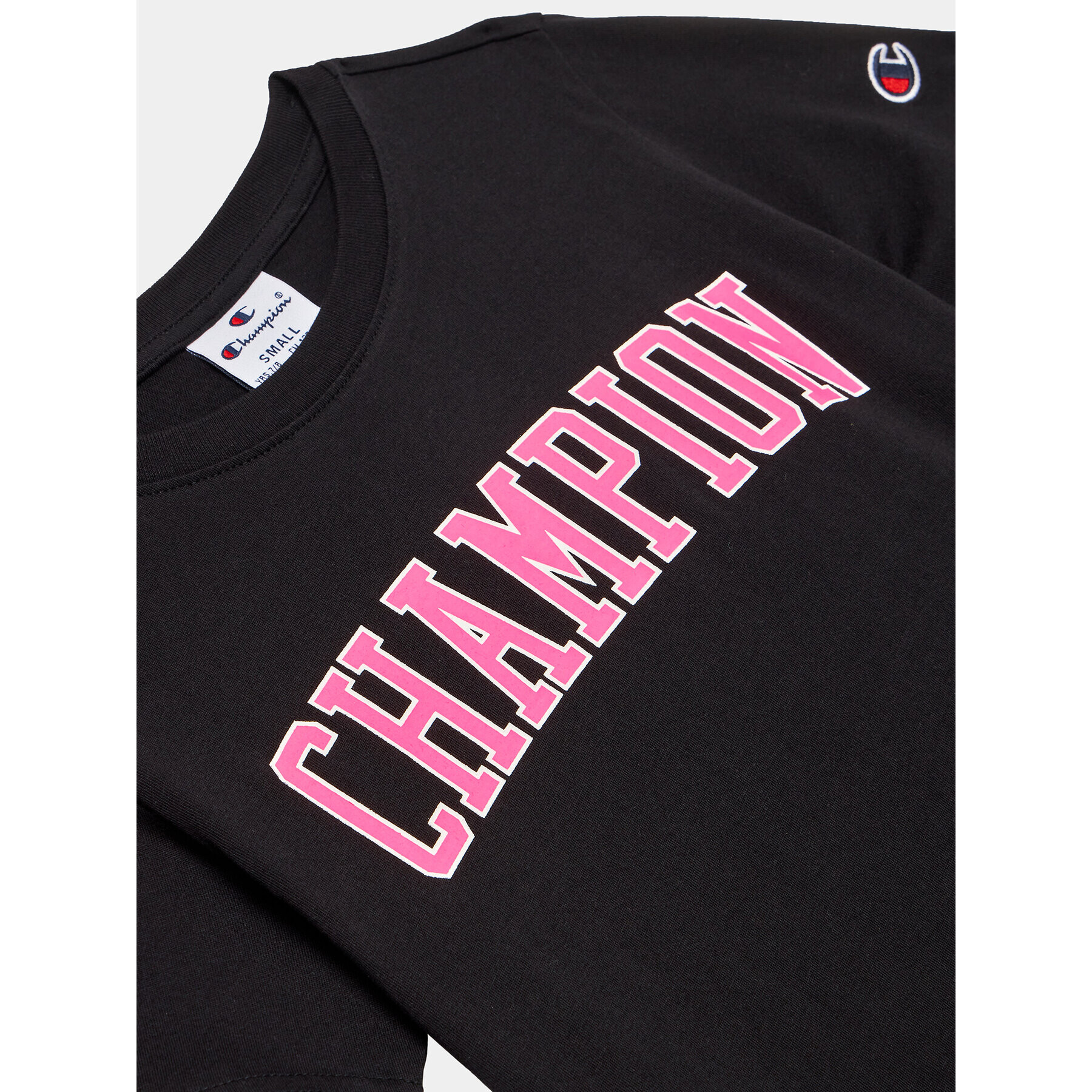 Champion Тишърт 404658 Черен Regular Fit - Pepit.bg