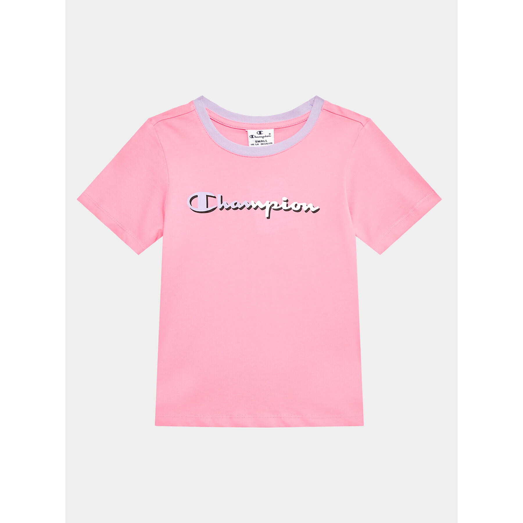 Champion Тишърт 404670 Розов Regular Fit - Pepit.bg