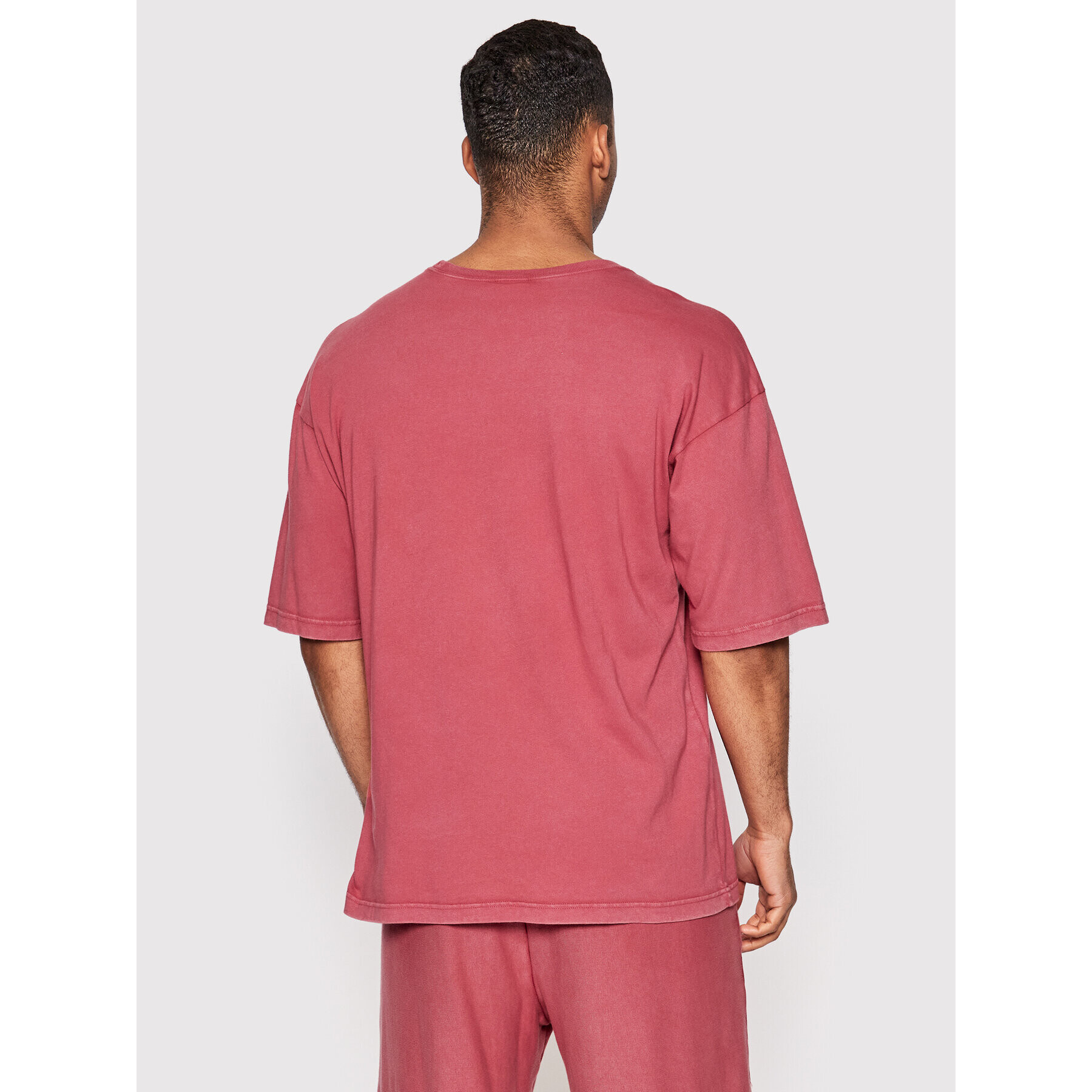 Champion Тишърт Acid Wash Minimal 217243 Червен Custom Fit - Pepit.bg