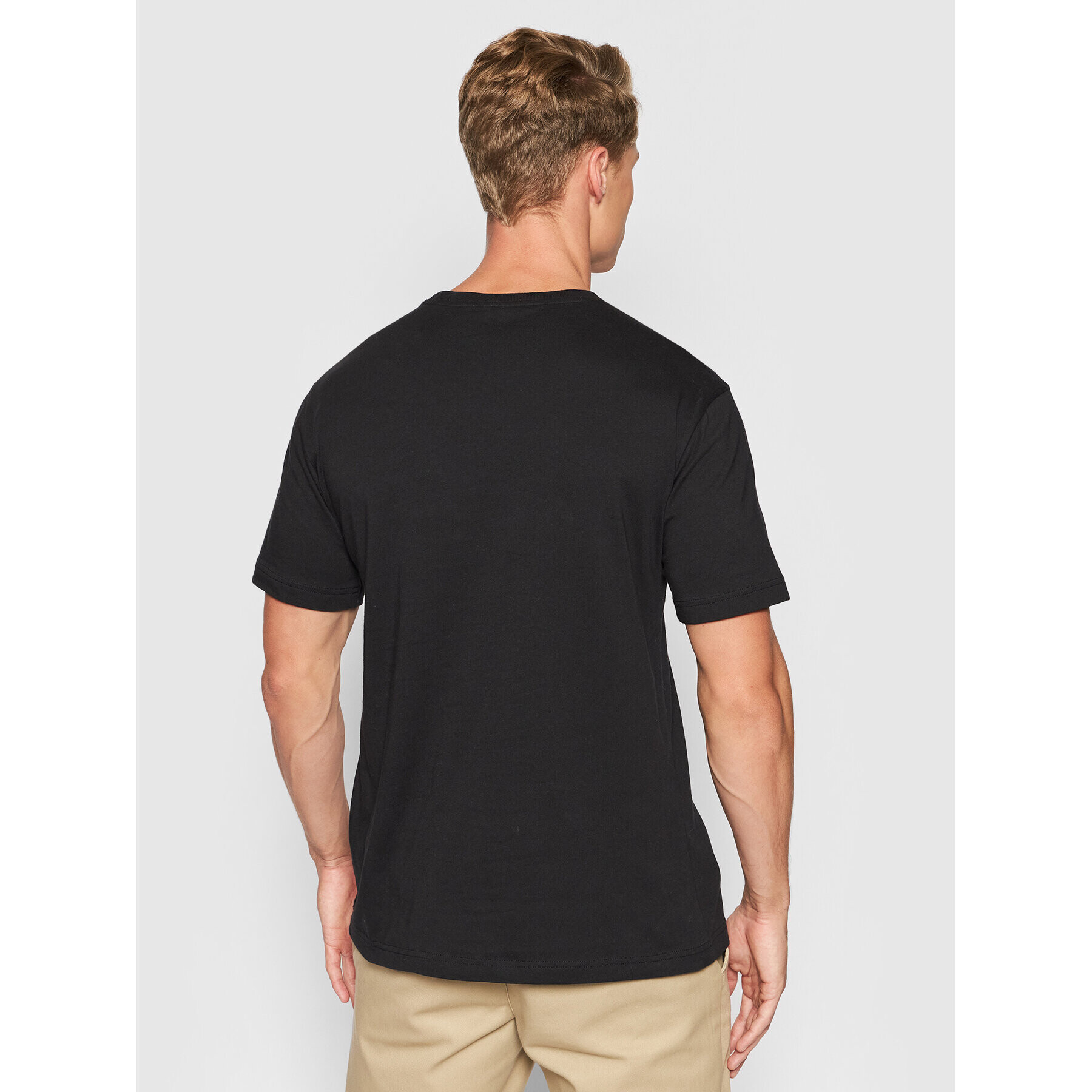 Champion Тишърт Asymmetric Script Logo 216553 Тъмносин Regular Fit - Pepit.bg