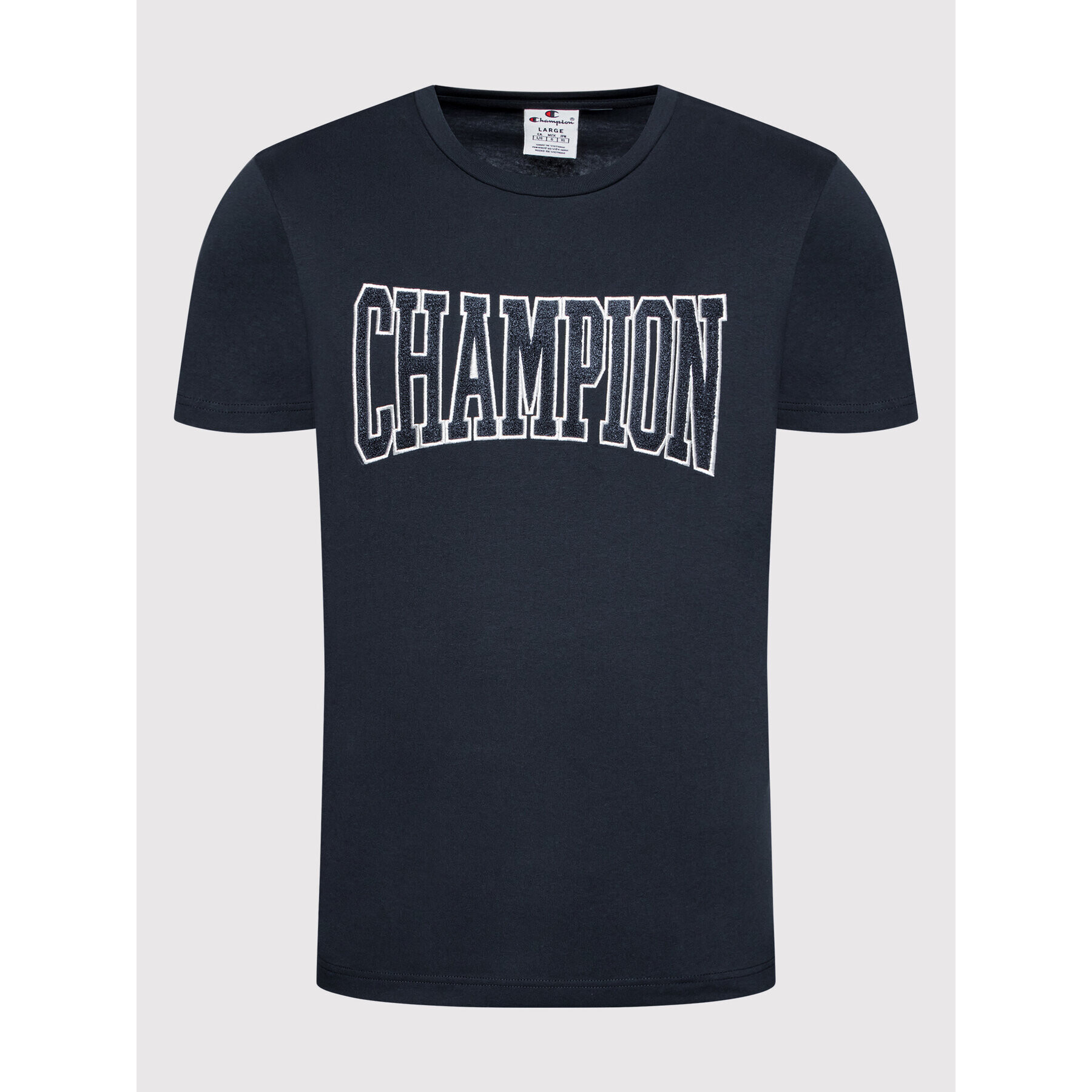 Champion Тишърт Athletic 217172 Черен Custom Fit - Pepit.bg