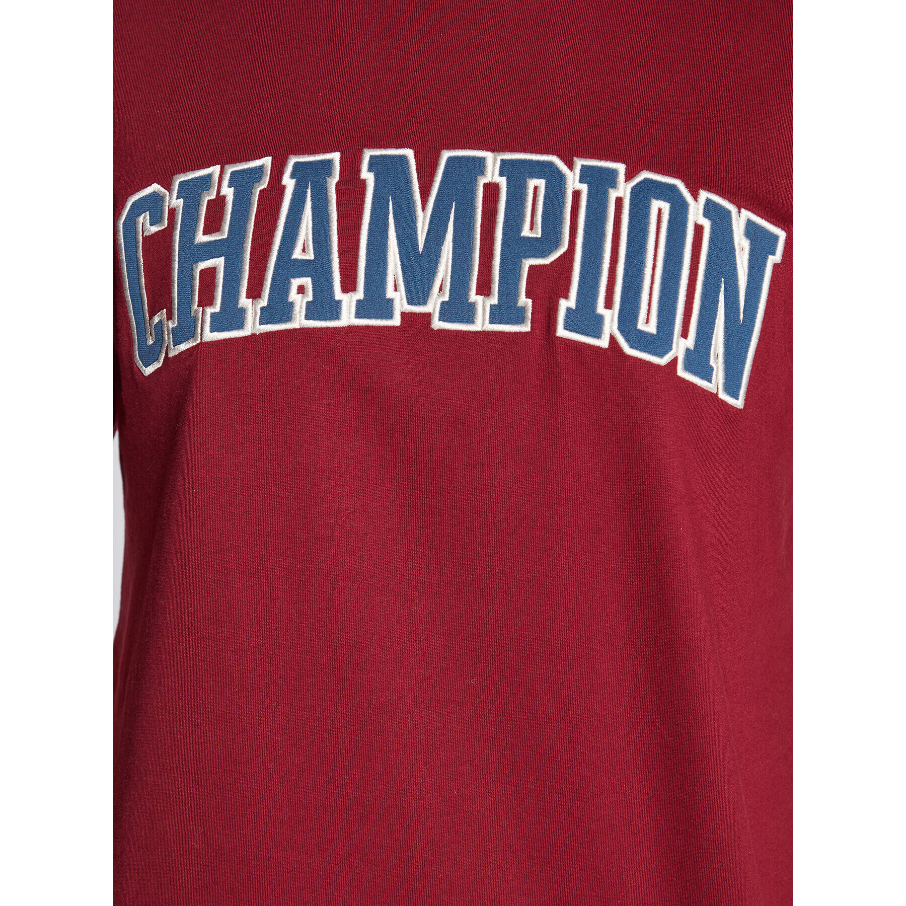 Champion Тишърт Bookstore Logo 217882 Бордо Regular Fit - Pepit.bg