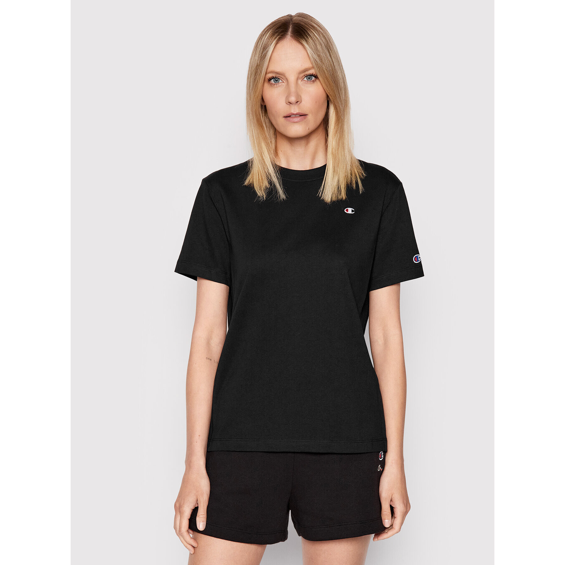 Champion Тишърт Classic 1952 115109 Черен Relaxed Fit - Pepit.bg