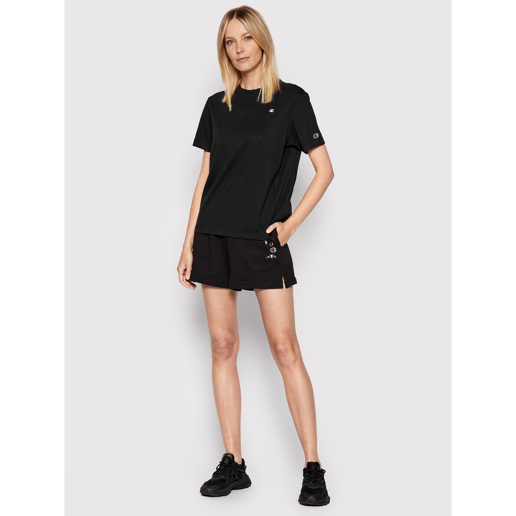 Champion Тишърт Classic 1952 115109 Черен Relaxed Fit - Pepit.bg