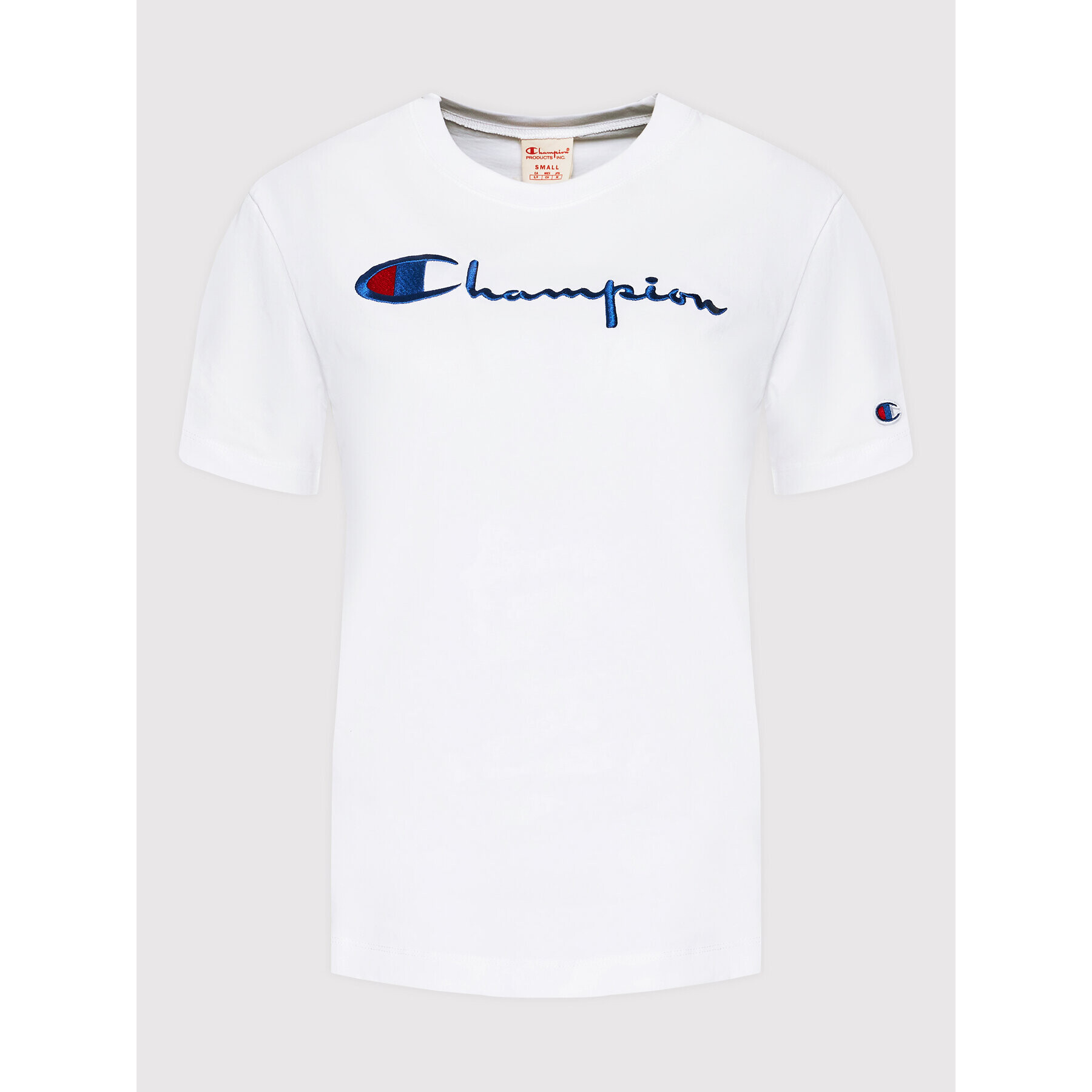 Champion Тишърт Crewneck 115108 Бял Relaxed Fit - Pepit.bg