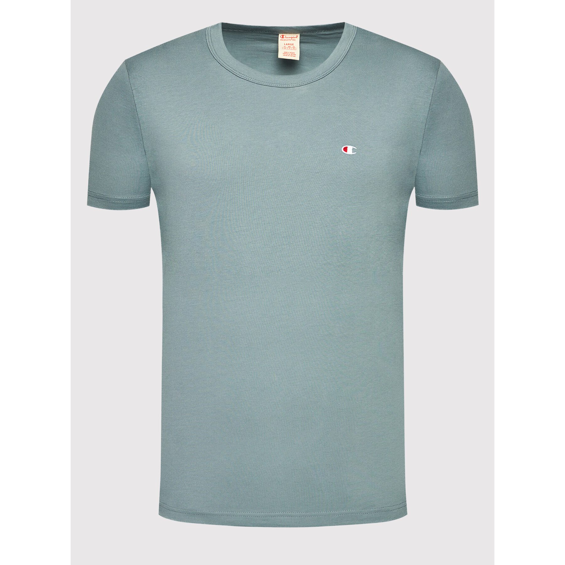 Champion Тишърт Crewneck 216545 Сив Regular Fit - Pepit.bg