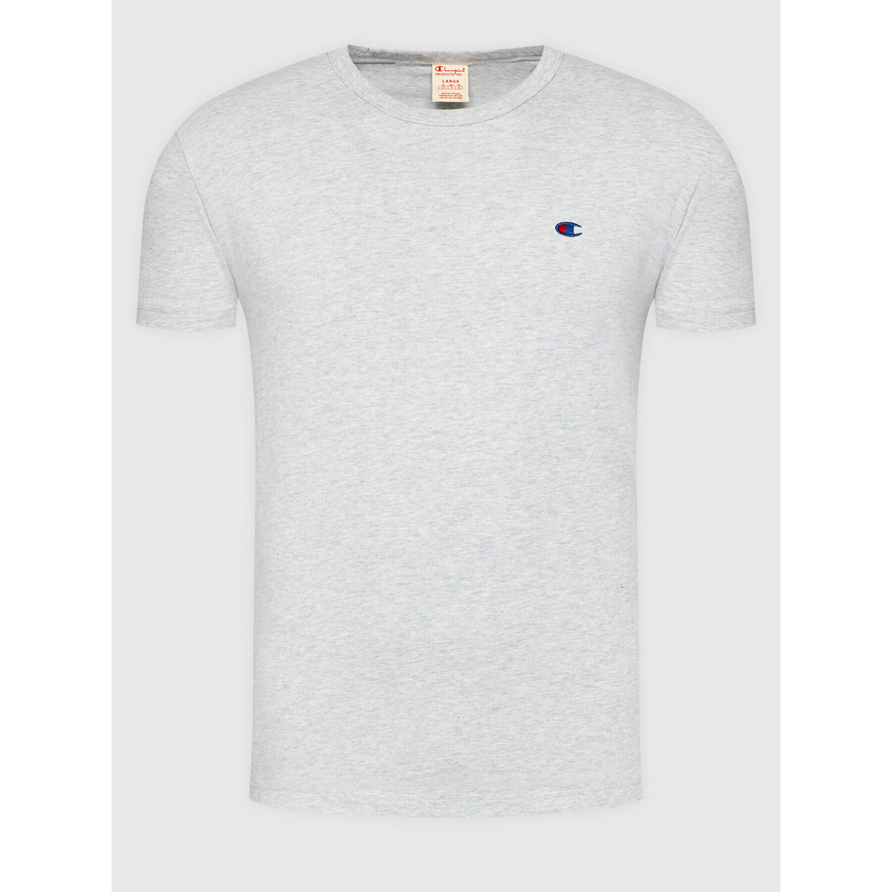 Champion Тишърт Crewneck 216545 Сив Regular Fit - Pepit.bg
