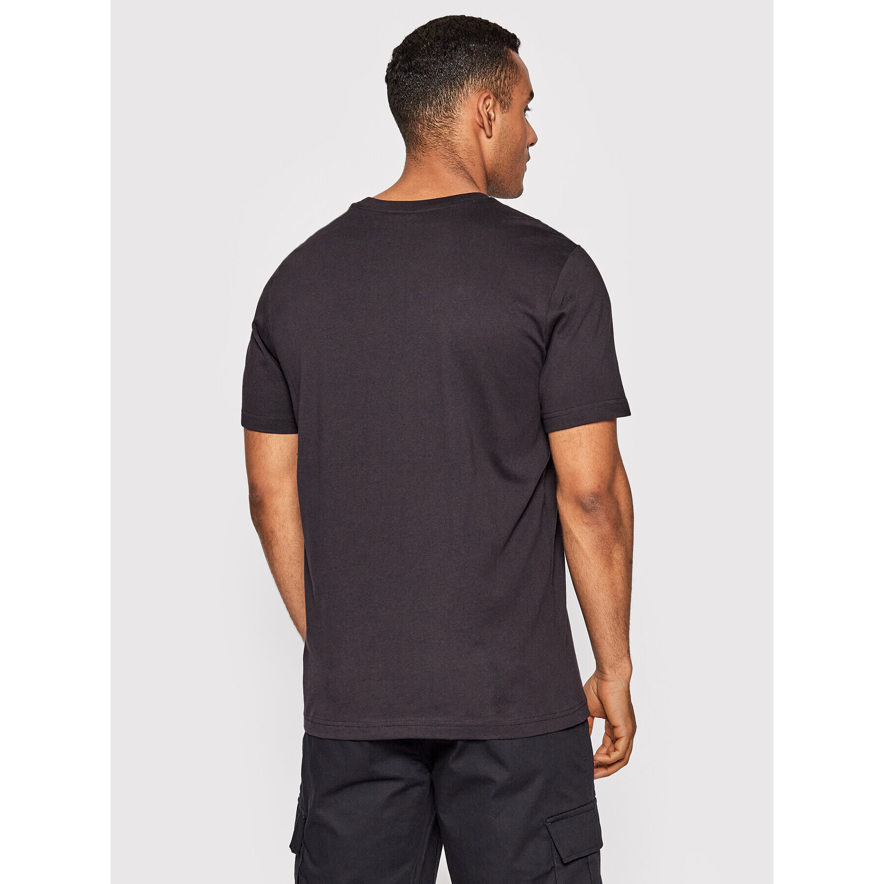 Champion Тишърт Embroidered Script Logo 217813 Черен Comfort Fit - Pepit.bg