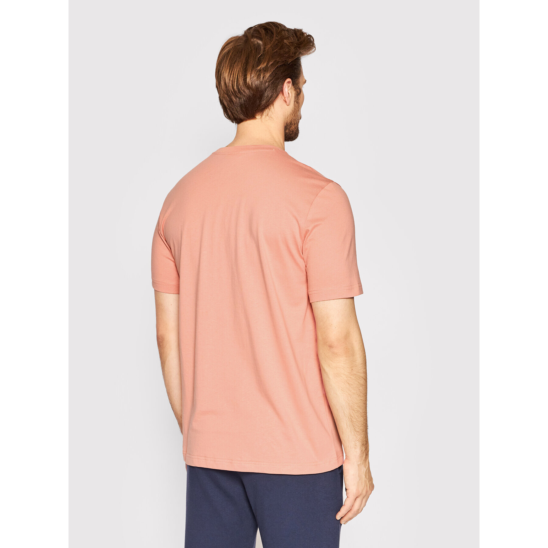Champion Тишърт Embroidered Script Logo 217813 Розов Comfort Fit - Pepit.bg
