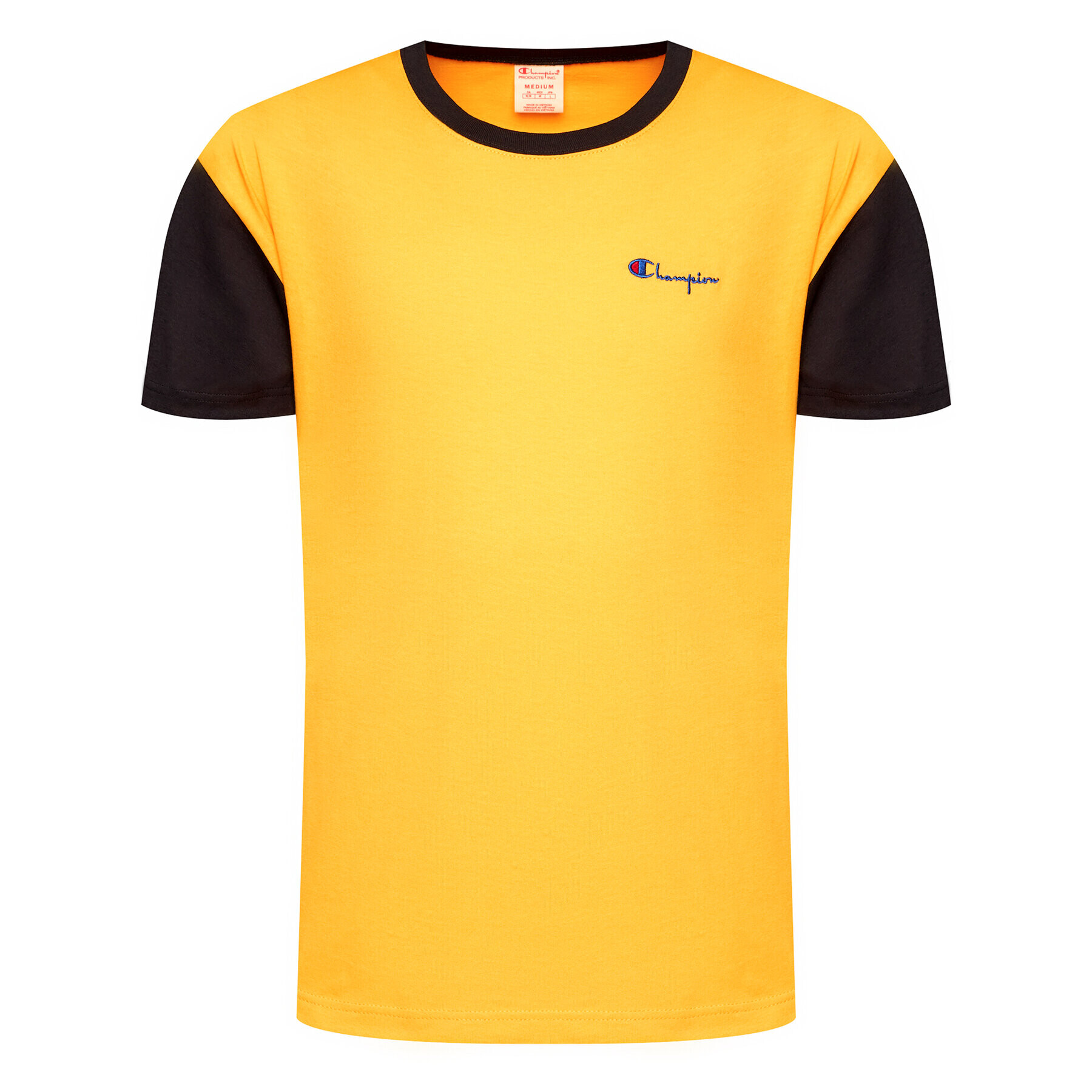Champion Тишърт Manica Logo 214285 Жълт Regular Fit - Pepit.bg