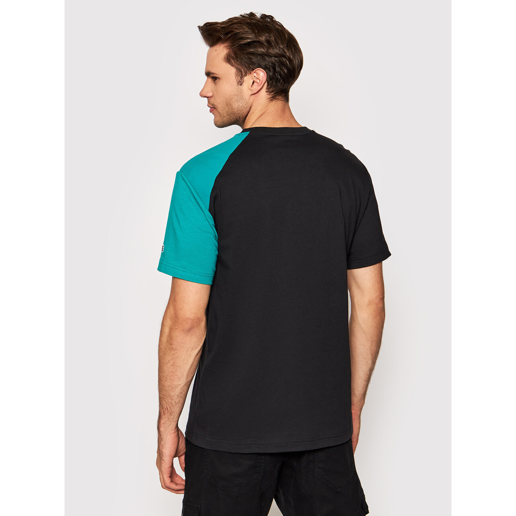 Champion Тишърт Patchwork 216558 Черен Comfort Fit - Pepit.bg