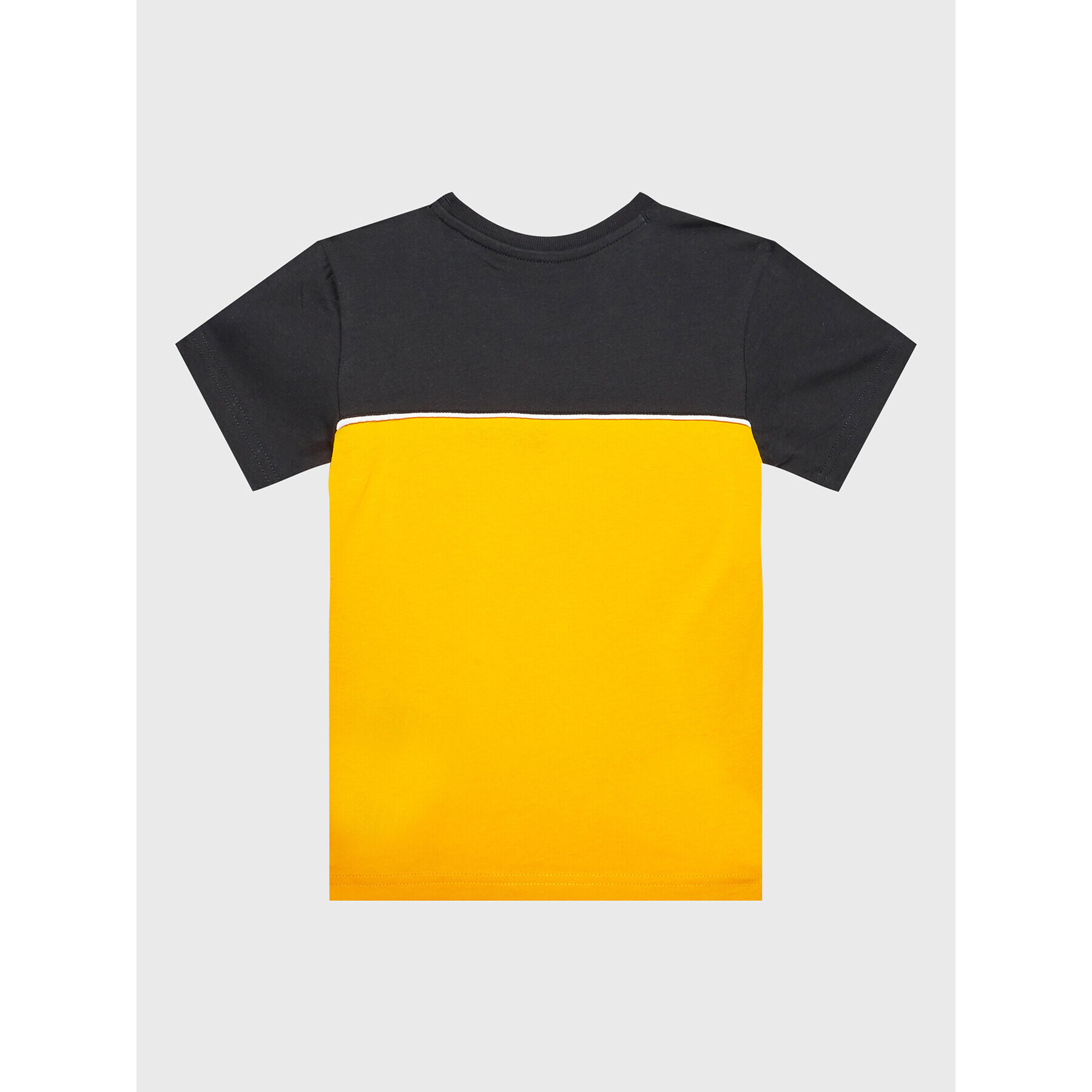 Champion Тишърт Piping Block 306148 Жълт Regular Fit - Pepit.bg