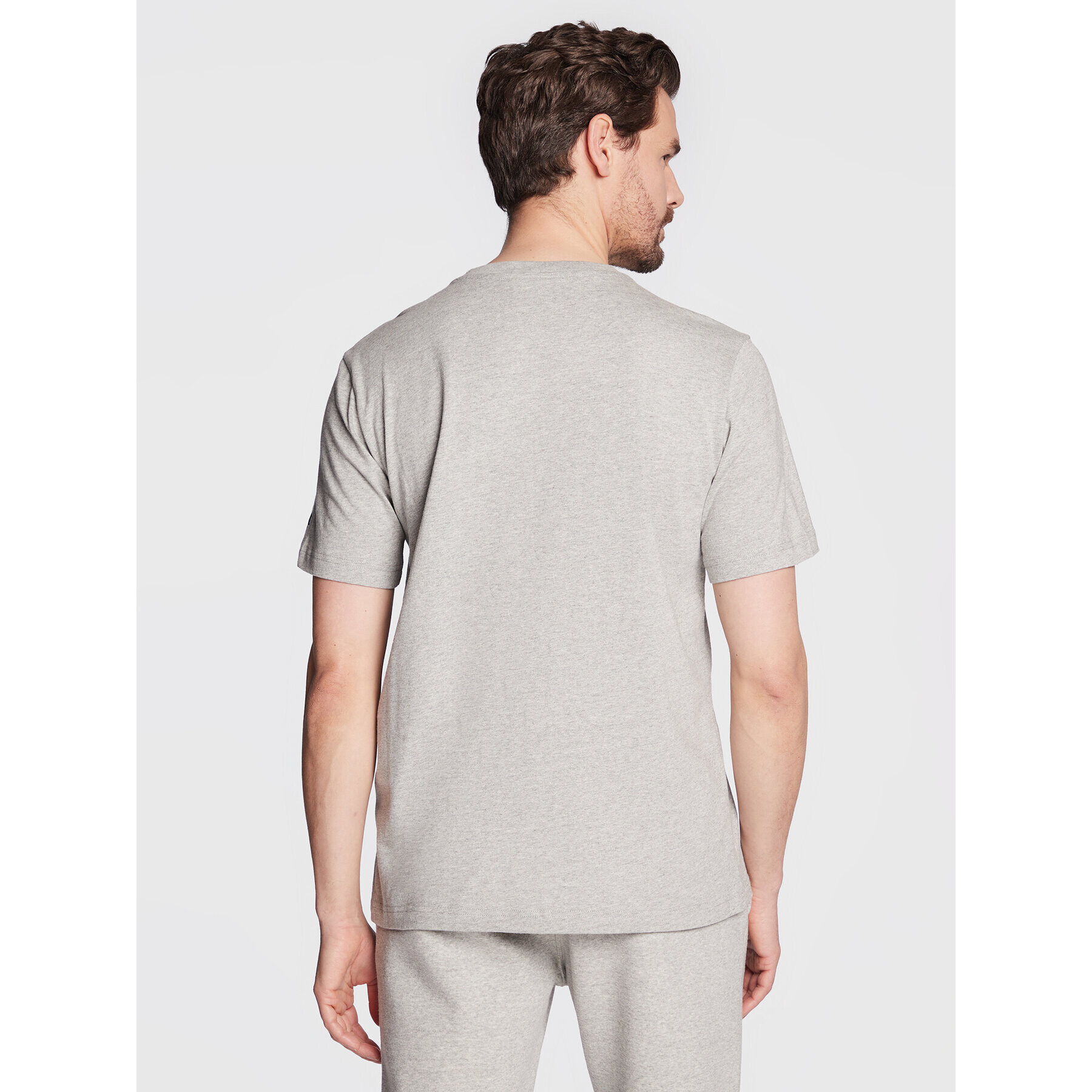 Champion Тишърт Small Script Logo Embroidery 218006 Сив Regular Fit - Pepit.bg