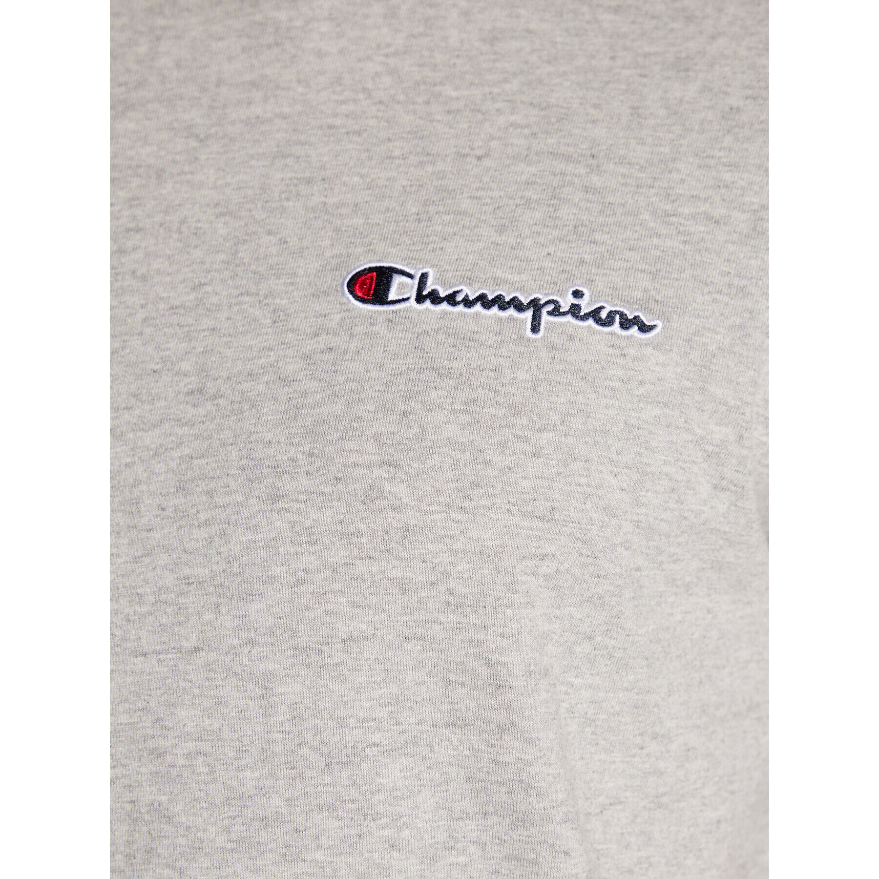 Champion Тишърт Small Script Logo Embroidery 218006 Сив Regular Fit - Pepit.bg