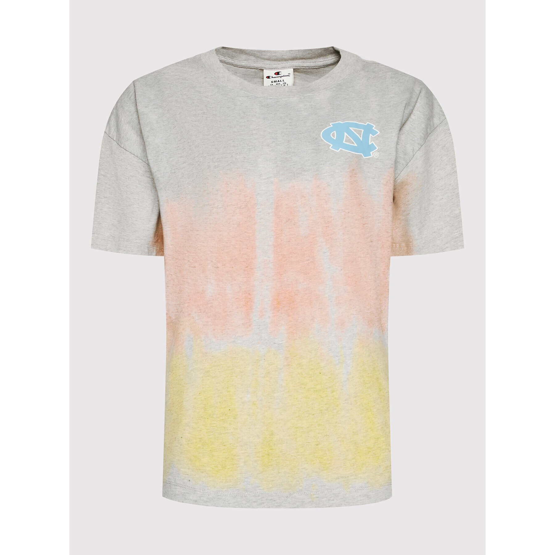 Champion Тишърт Tie-Dye University Logo 115226 Цветен Boxy Fit - Pepit.bg