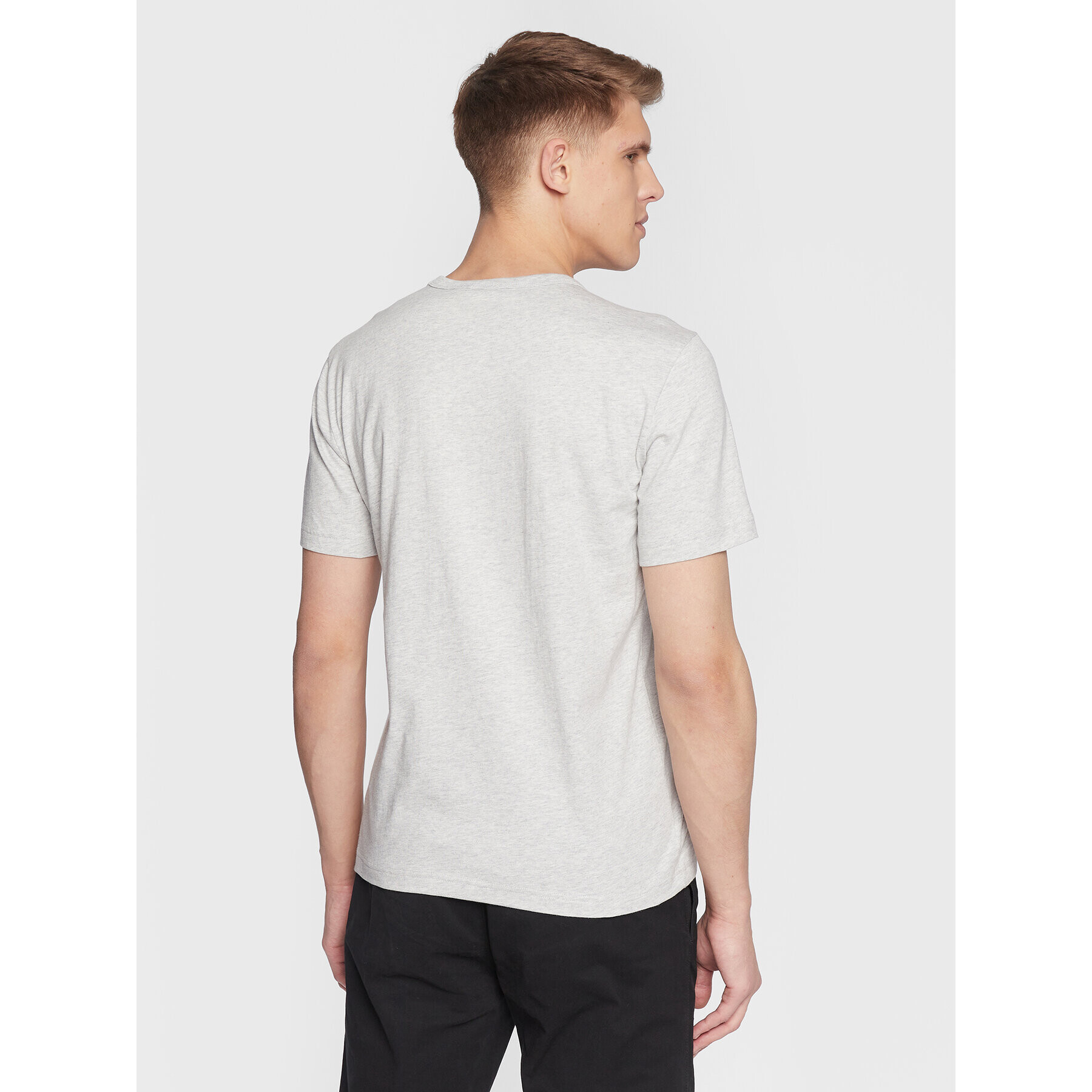 Champion Тишърт University Logo 218351 Сив Regular Fit - Pepit.bg