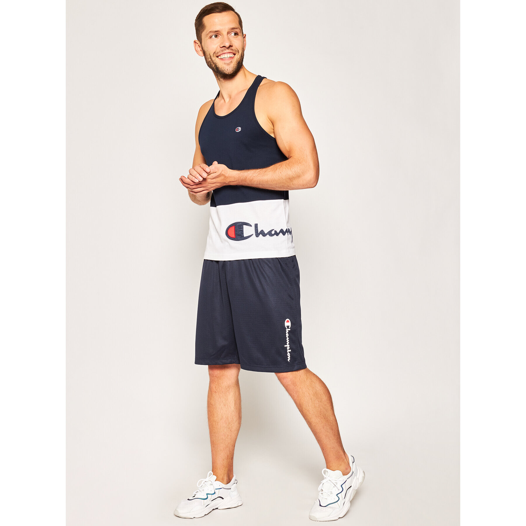 Champion Топ 214209 Тъмносин Regular Fit - Pepit.bg