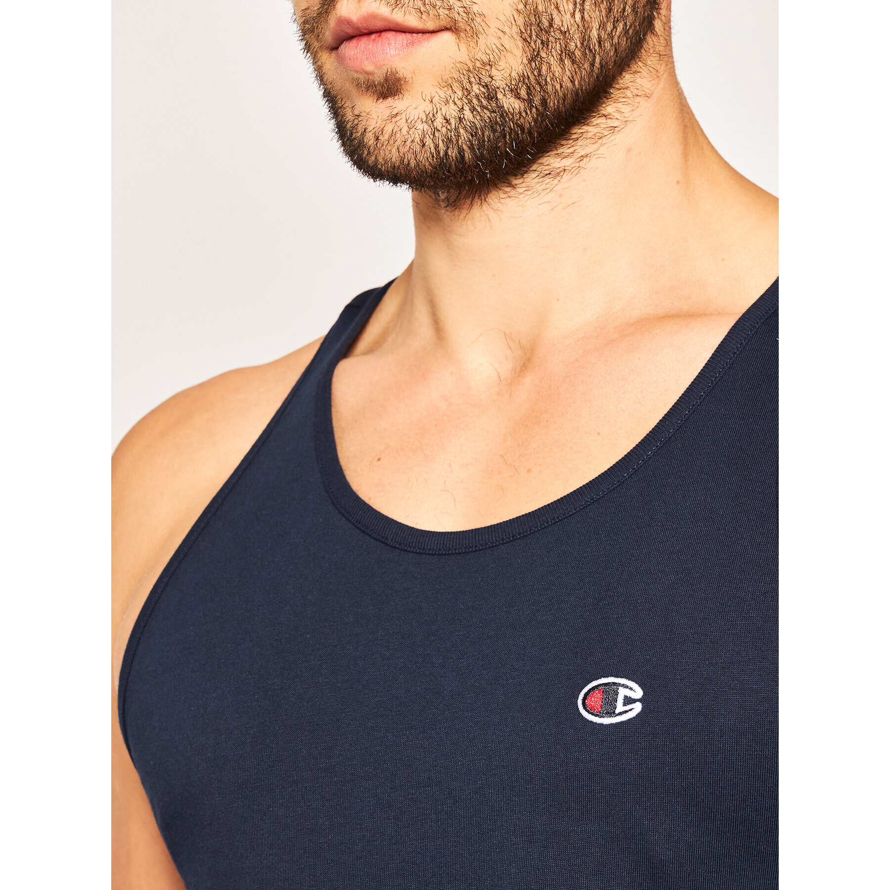 Champion Топ 214209 Тъмносин Regular Fit - Pepit.bg