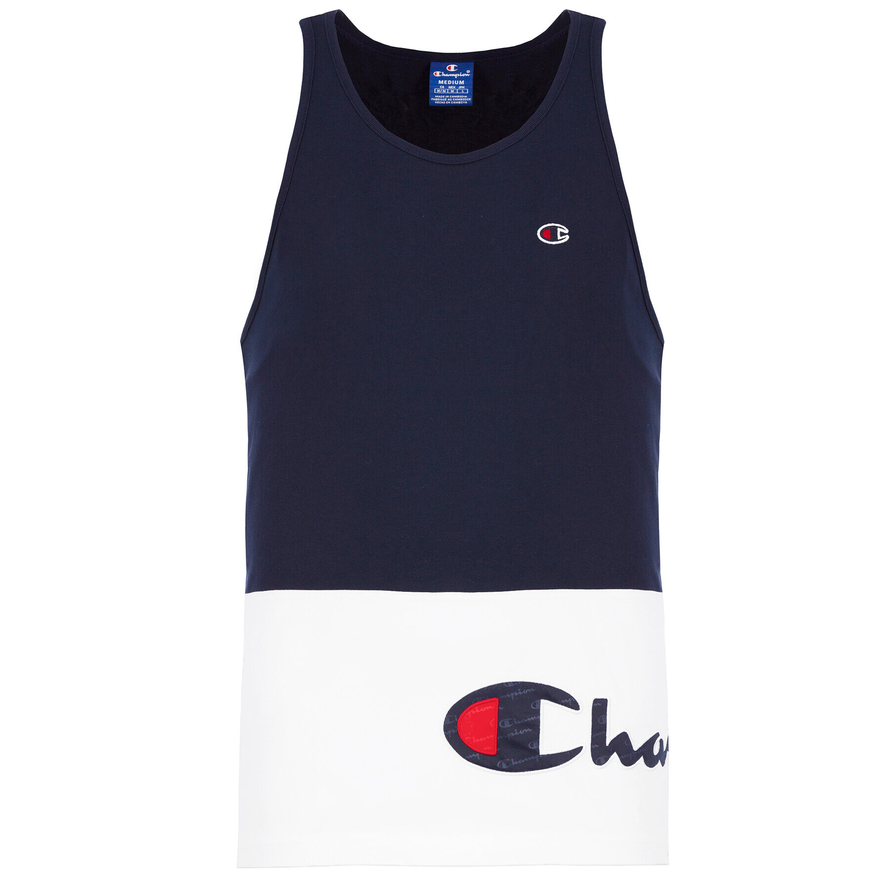 Champion Топ 214209 Тъмносин Regular Fit - Pepit.bg