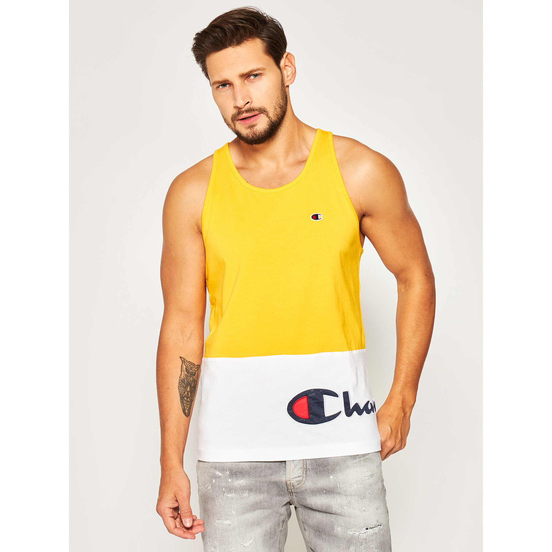 Champion Топ 214209 Жълт Regular Fit - Pepit.bg