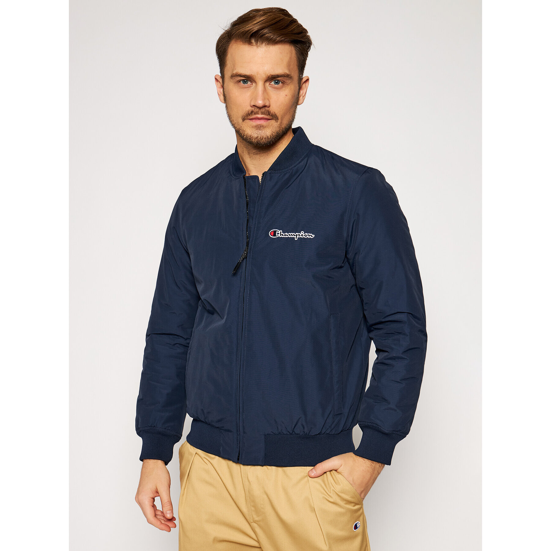 Champion Яке бомбър Trade Rochester 214892 Тъмносин Regular Fit - Pepit.bg