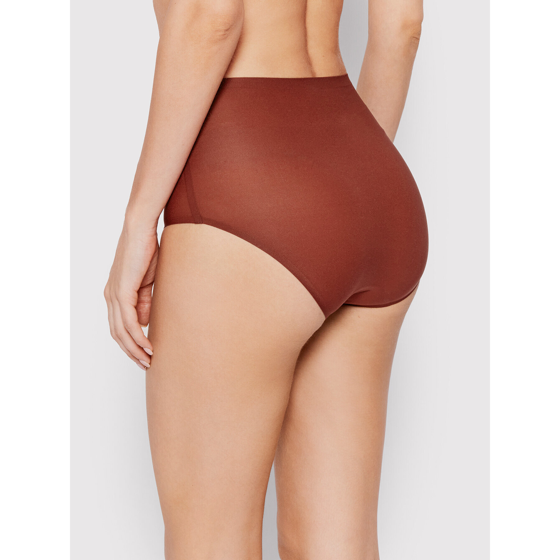 Chantelle Класически бикини с висока талия Soft Stretch C26470 Бордо - Pepit.bg