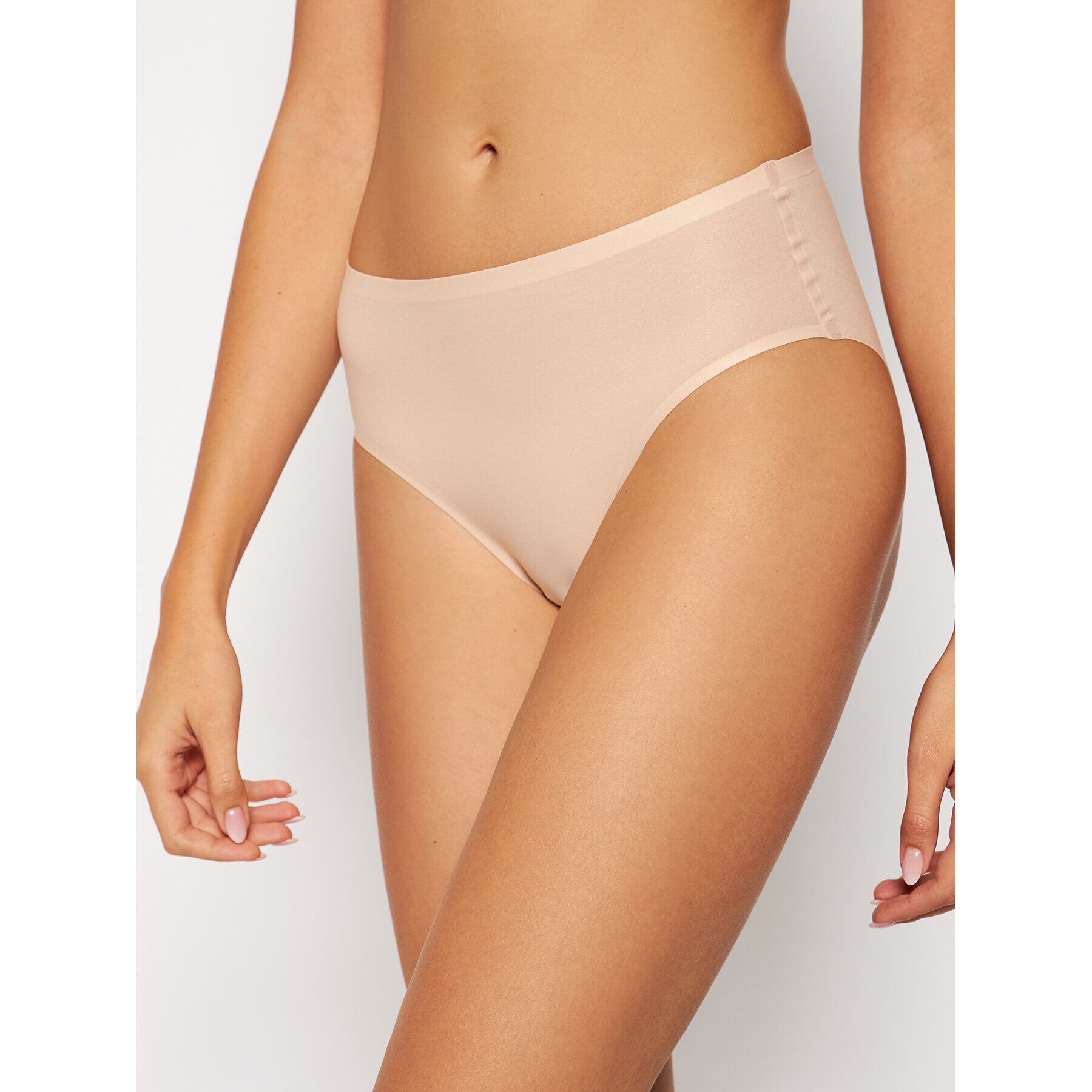 Chantelle Класически дамски бикини Soft Stretch C10670 Бежов - Pepit.bg