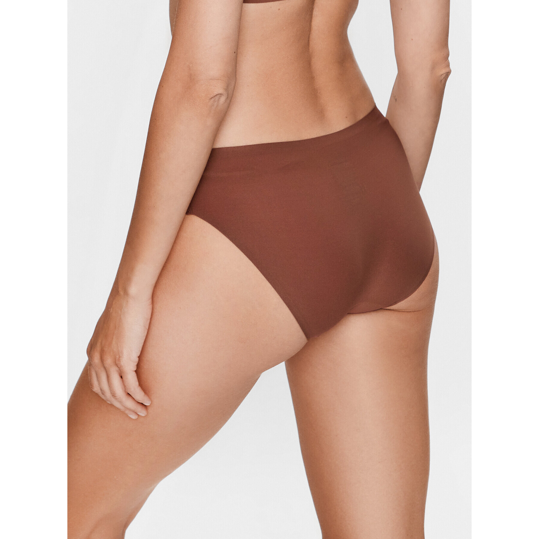 Chantelle Класически дамски бикини Soft Stretch C26430 Кафяв - Pepit.bg