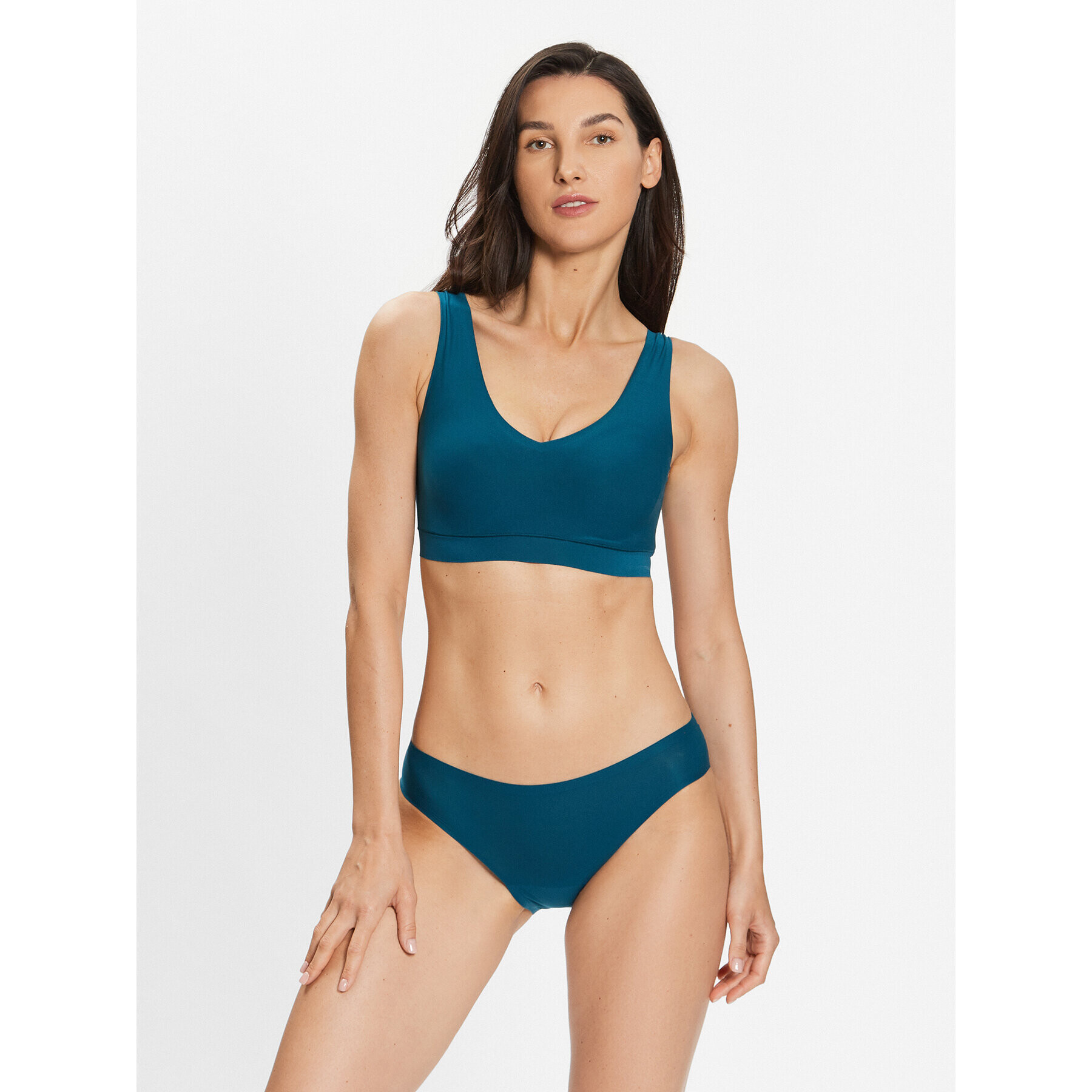 Chantelle Класически дамски бикини Soft Stretch C26430 Тъмносин - Pepit.bg
