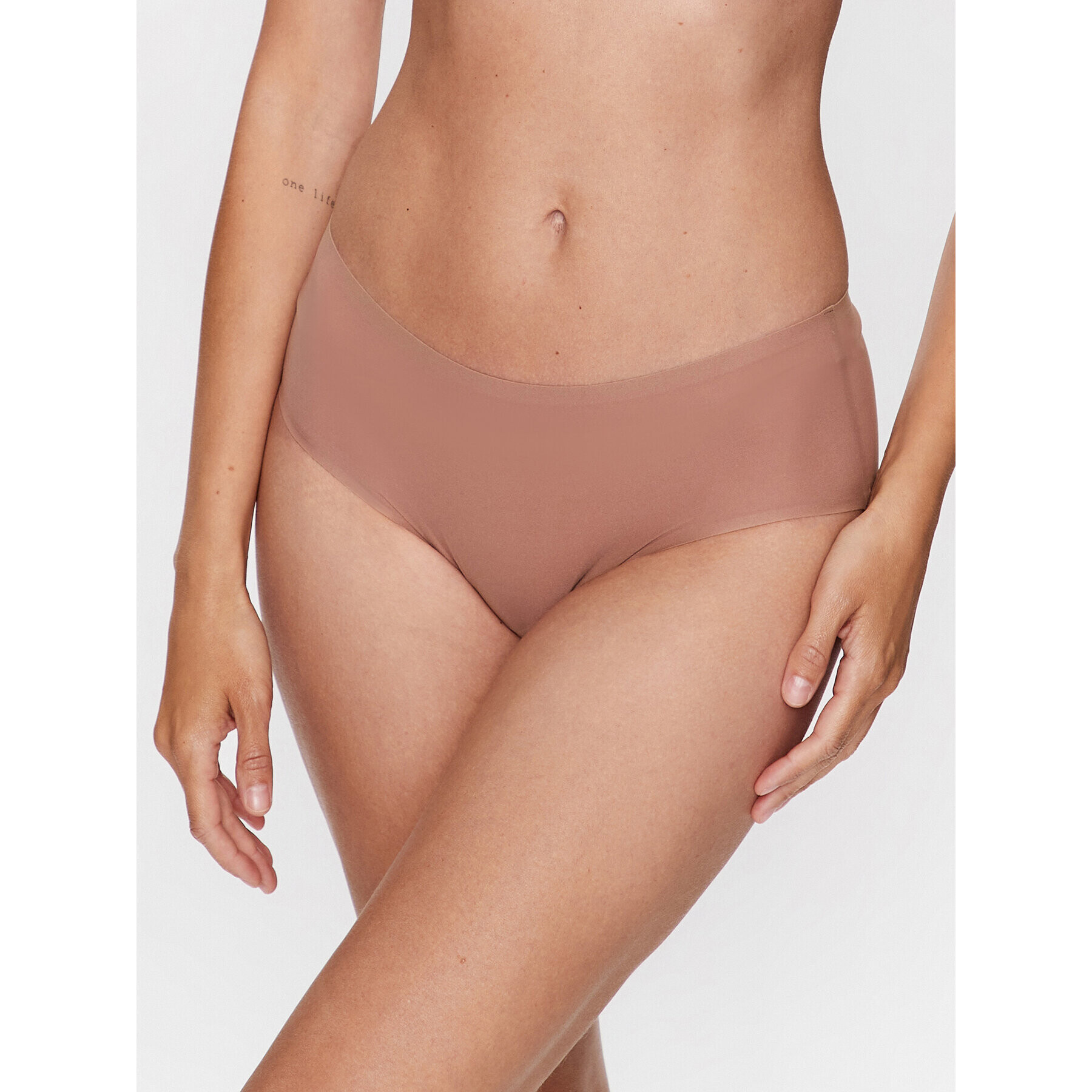 Chantelle Класически дамски бикини Soft Stretch C26440 Кафяв - Pepit.bg