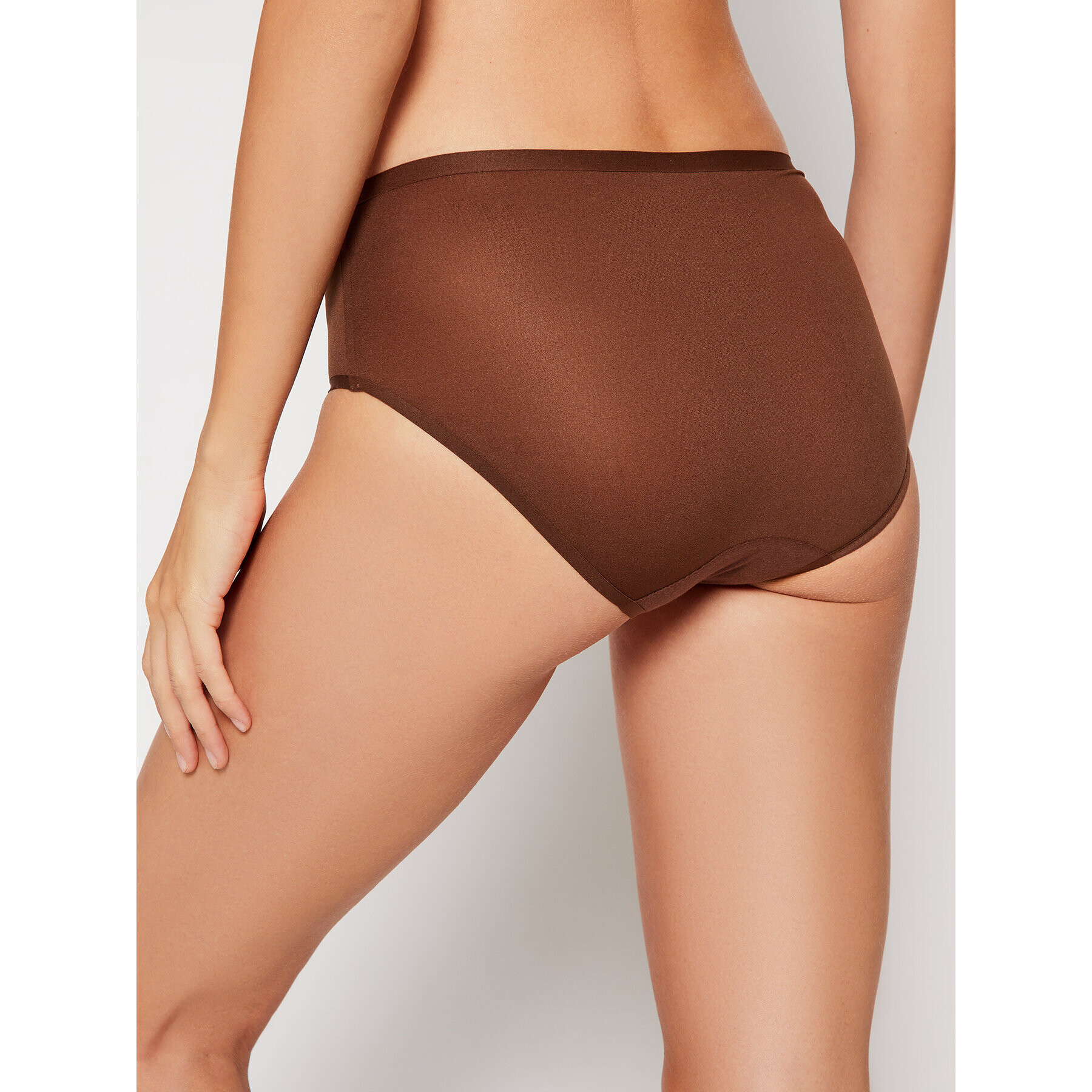 Chantelle Класически дамски бикини Soft Stretch C26440 Кафяв - Pepit.bg