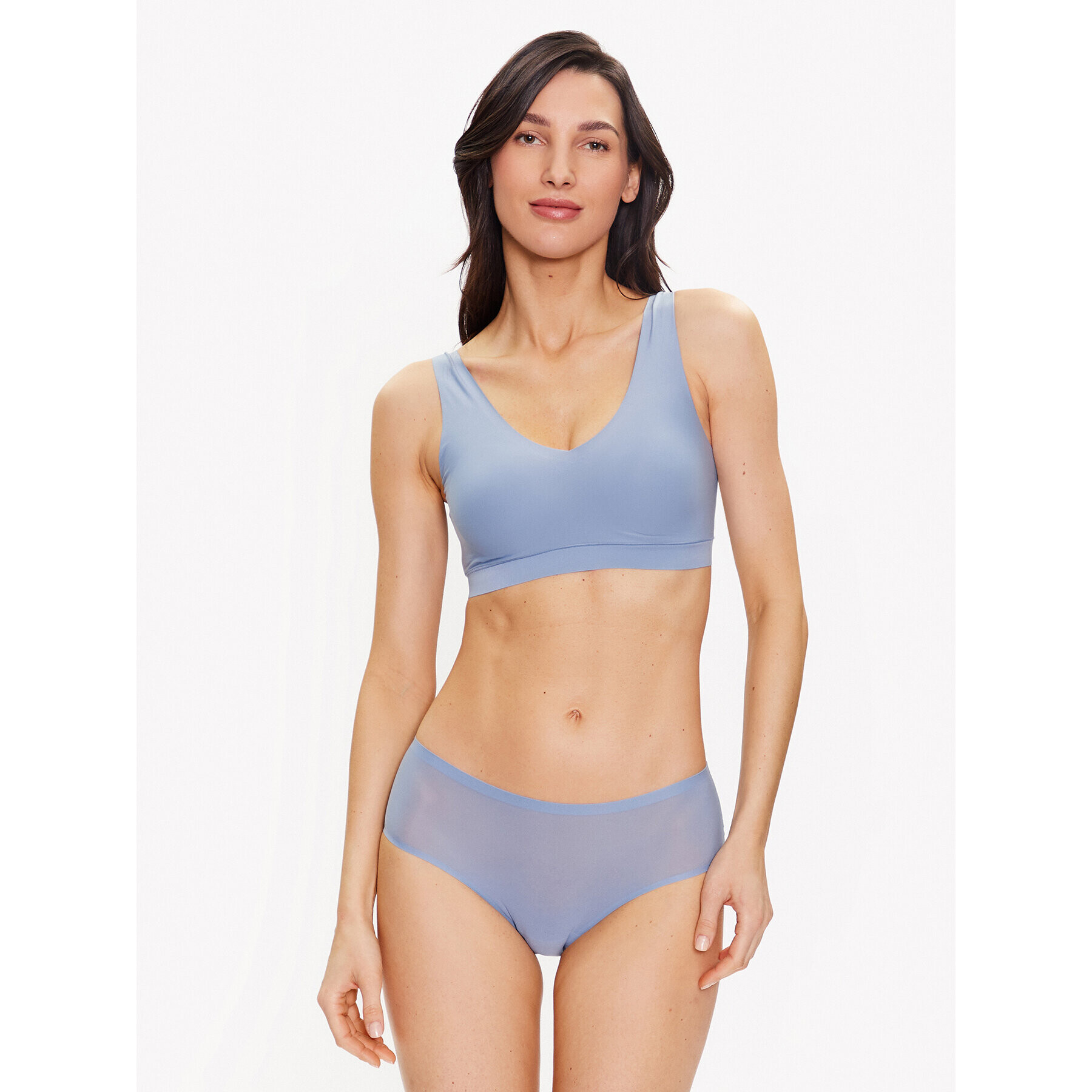 Chantelle Класически дамски бикини Soft Stretch C26440 Син - Pepit.bg