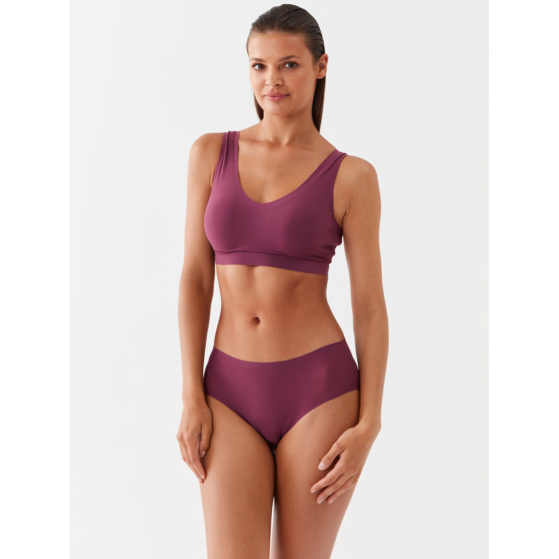 Chantelle Класически дамски бикини Softstretch C26440 Виолетов - Pepit.bg