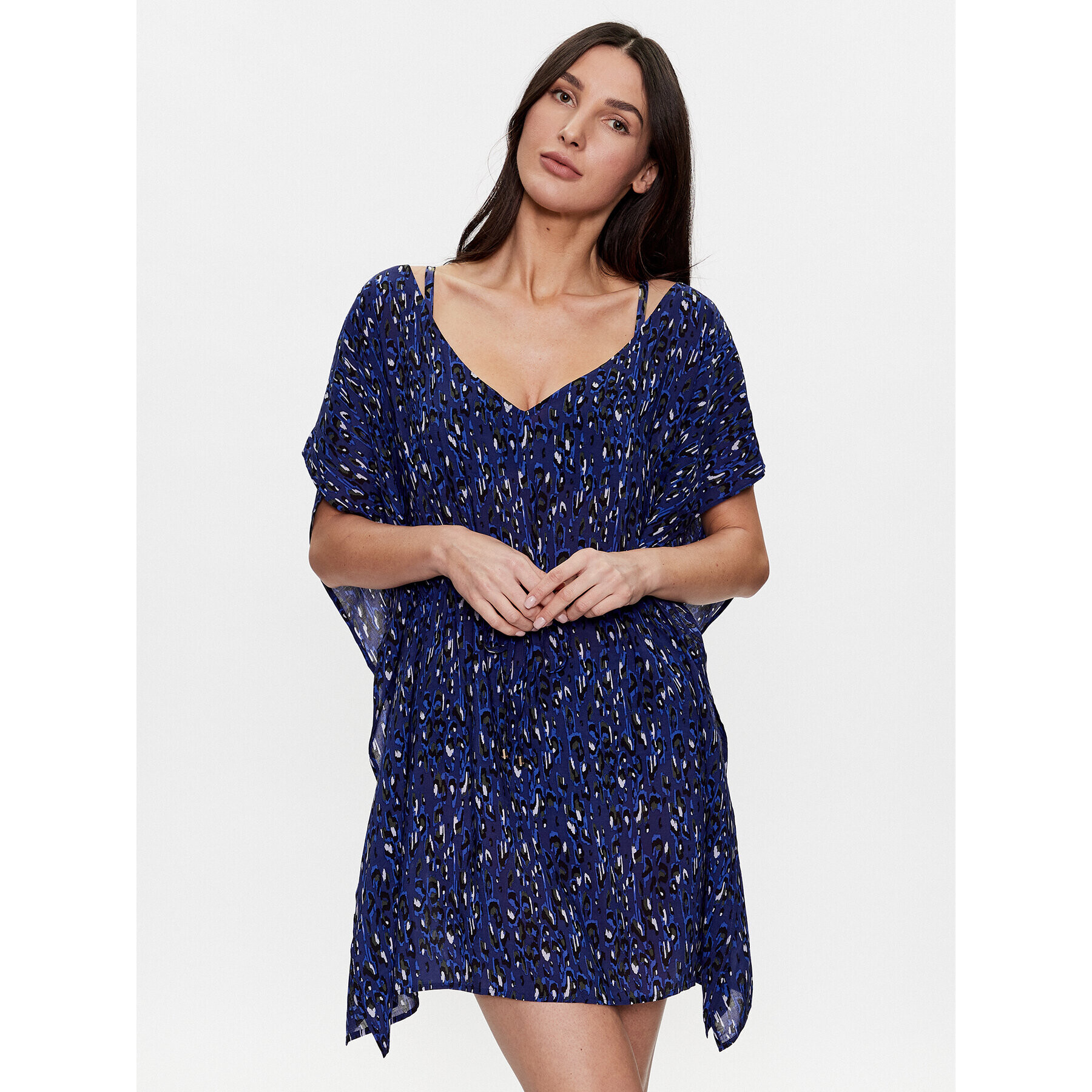 Chantelle Плажна рокля C11R60 Син Relaxed Fit - Pepit.bg