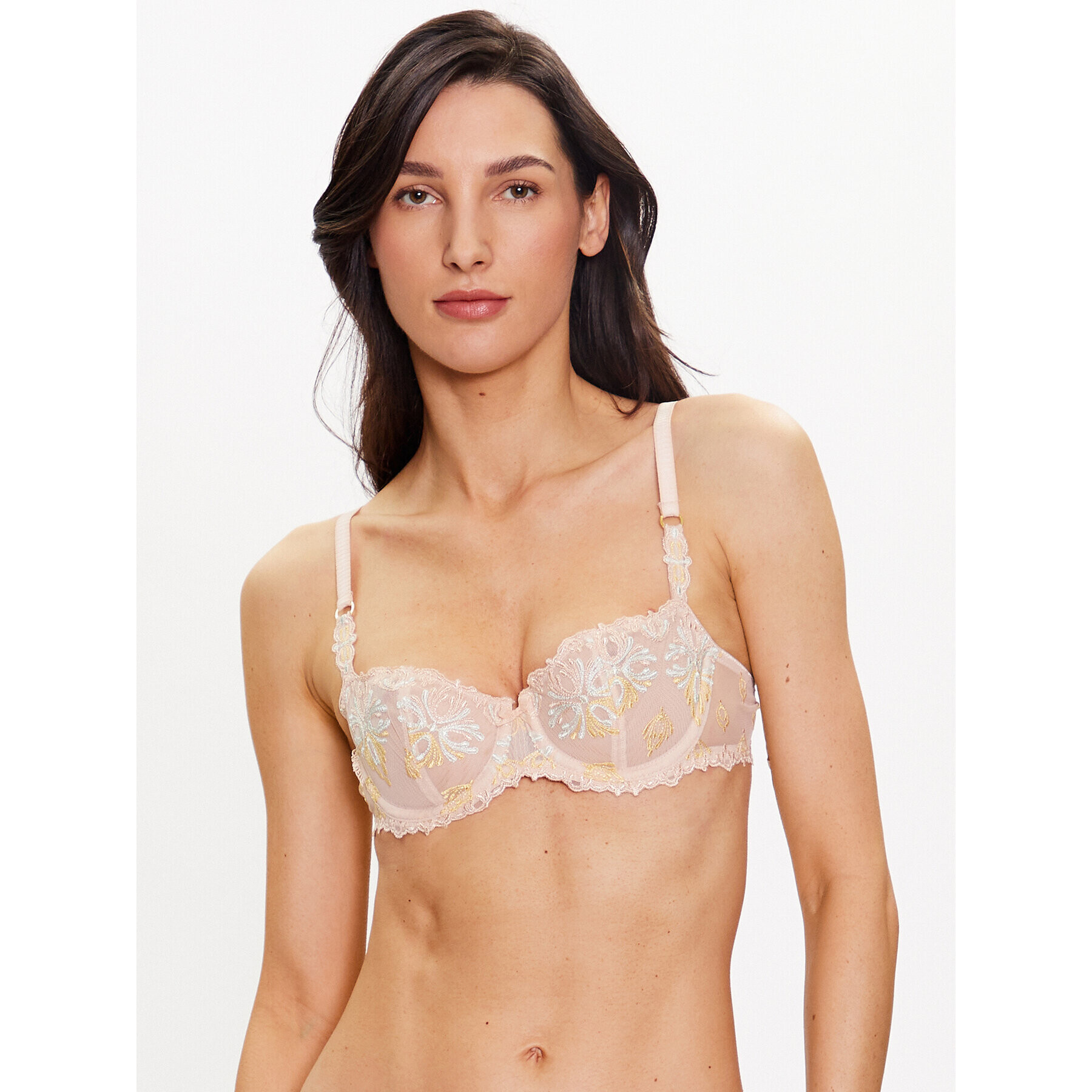 Chantelle Сутиен балконет Champs Elysées C26050 Бежов - Pepit.bg