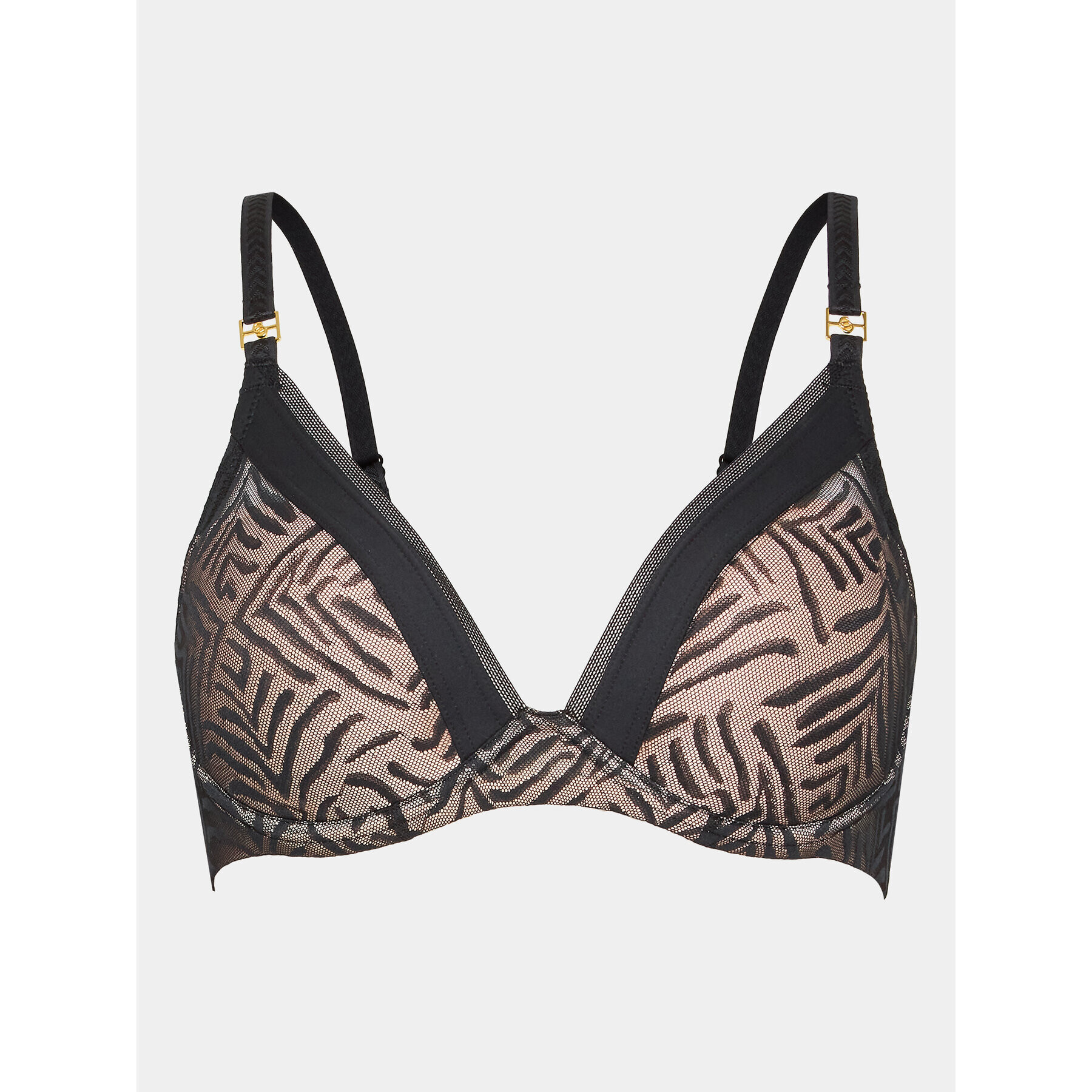 Chantelle Сутиен с банели Graphic Allure C21T20 Черен - Pepit.bg