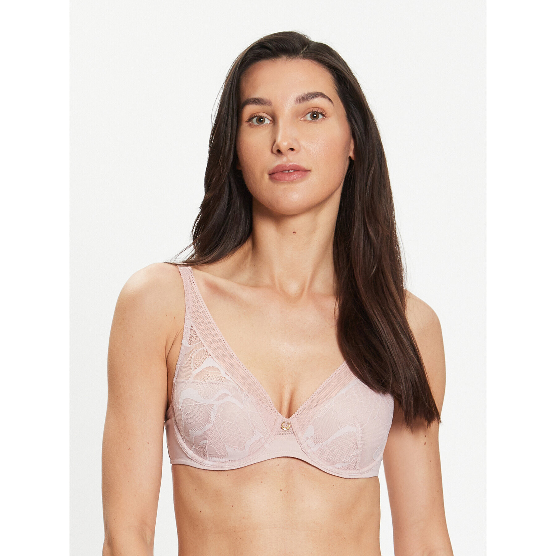 Chantelle Сутиен с банели True Lace C11M20 Розов - Pepit.bg