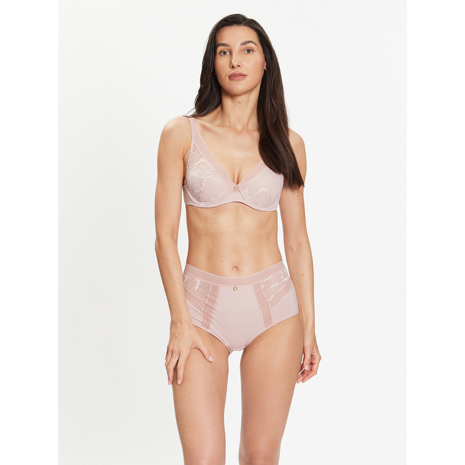 Chantelle Сутиен с банели True Lace C11M20 Розов - Pepit.bg