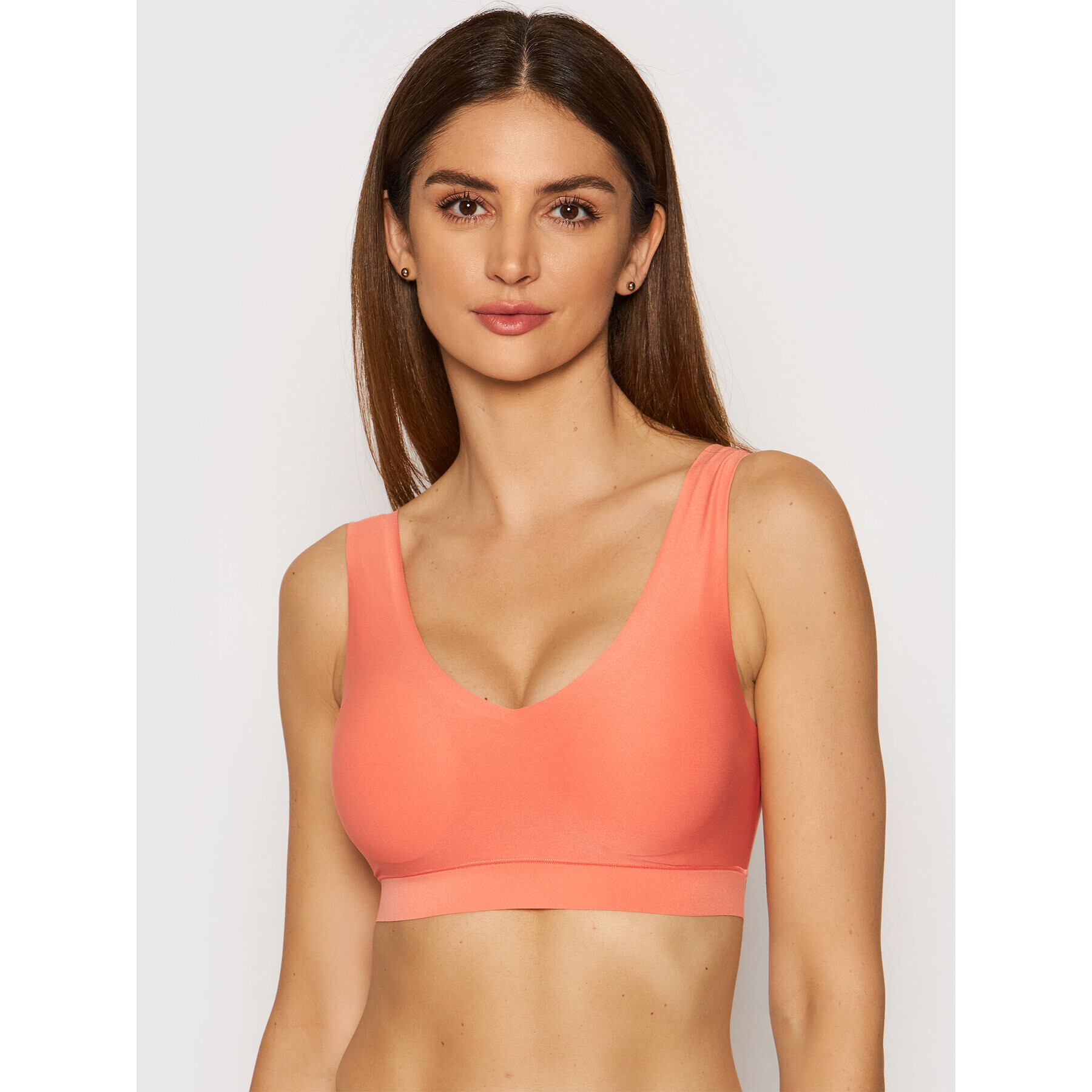 Chantelle Сутиен-топ Soft Stretch C16A10 Оранжев - Pepit.bg