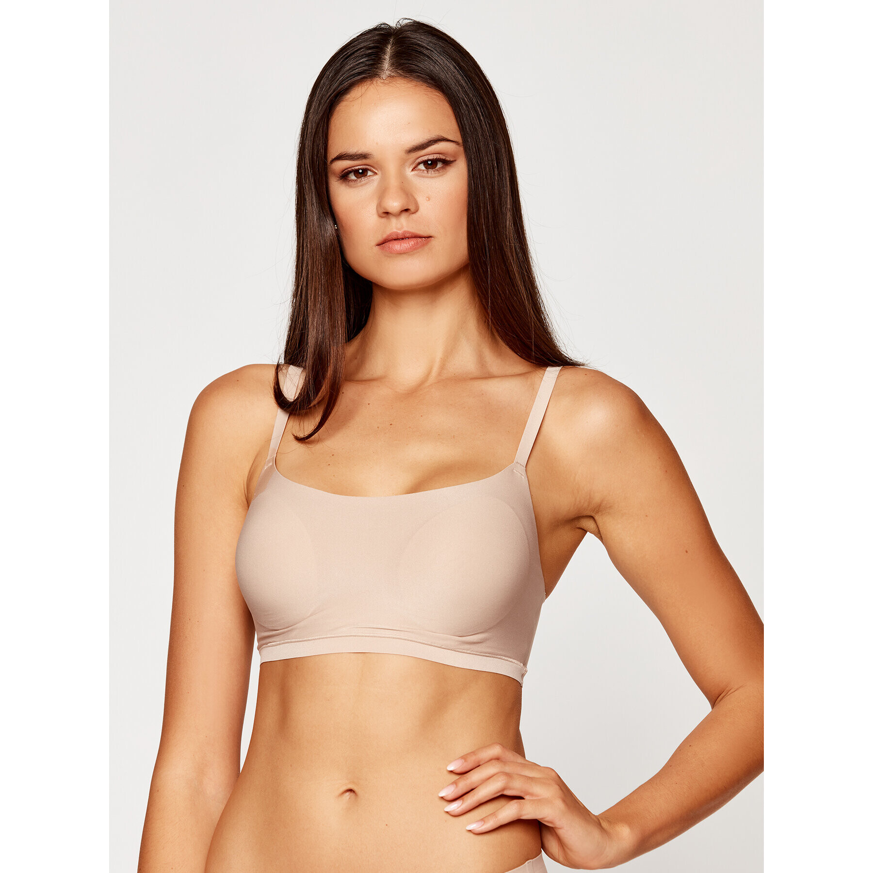Chantelle Сутиен-топ Soft Stretch C16A20 Бежов - Pepit.bg