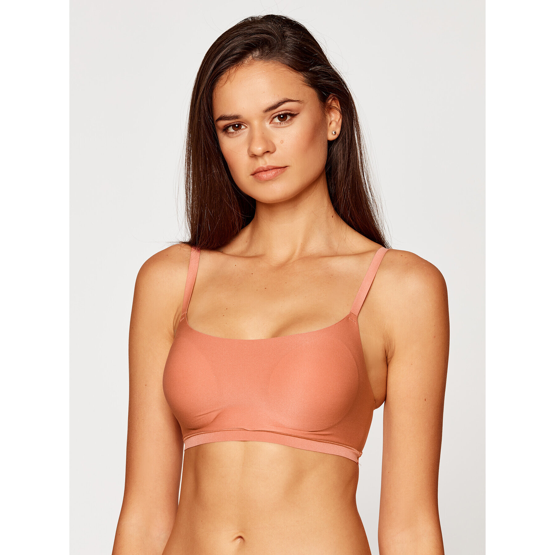 Chantelle Сутиен-топ Soft Stretch C16A20 Оранжев - Pepit.bg
