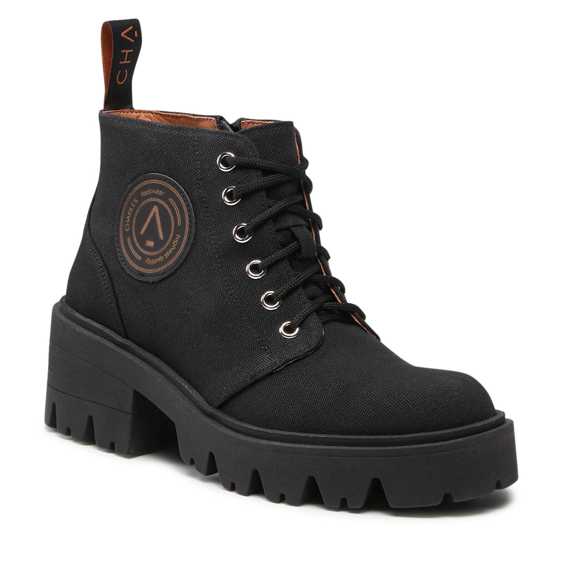 Charles Боти Danny Boots Черен - Pepit.bg