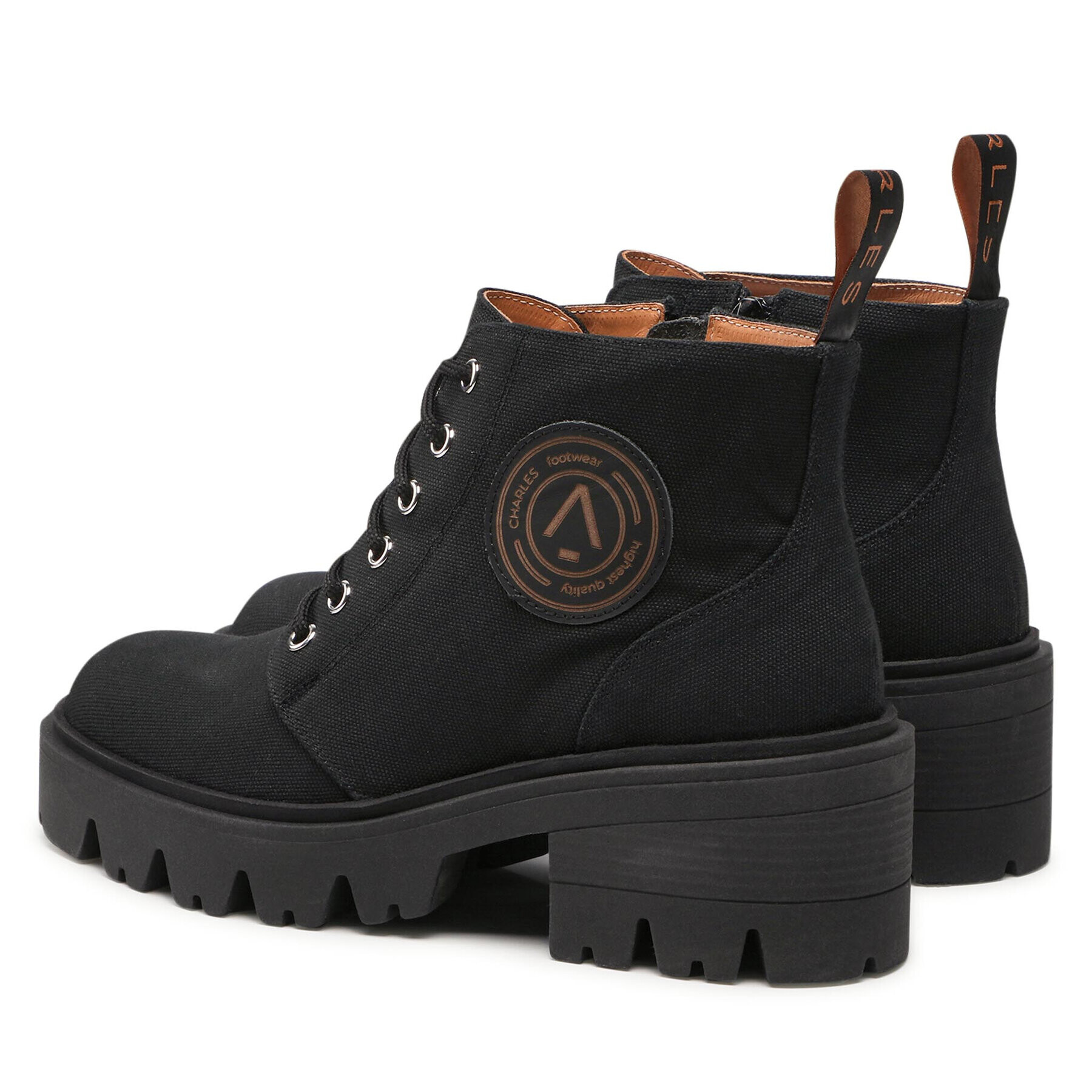 Charles Боти Danny Boots Черен - Pepit.bg
