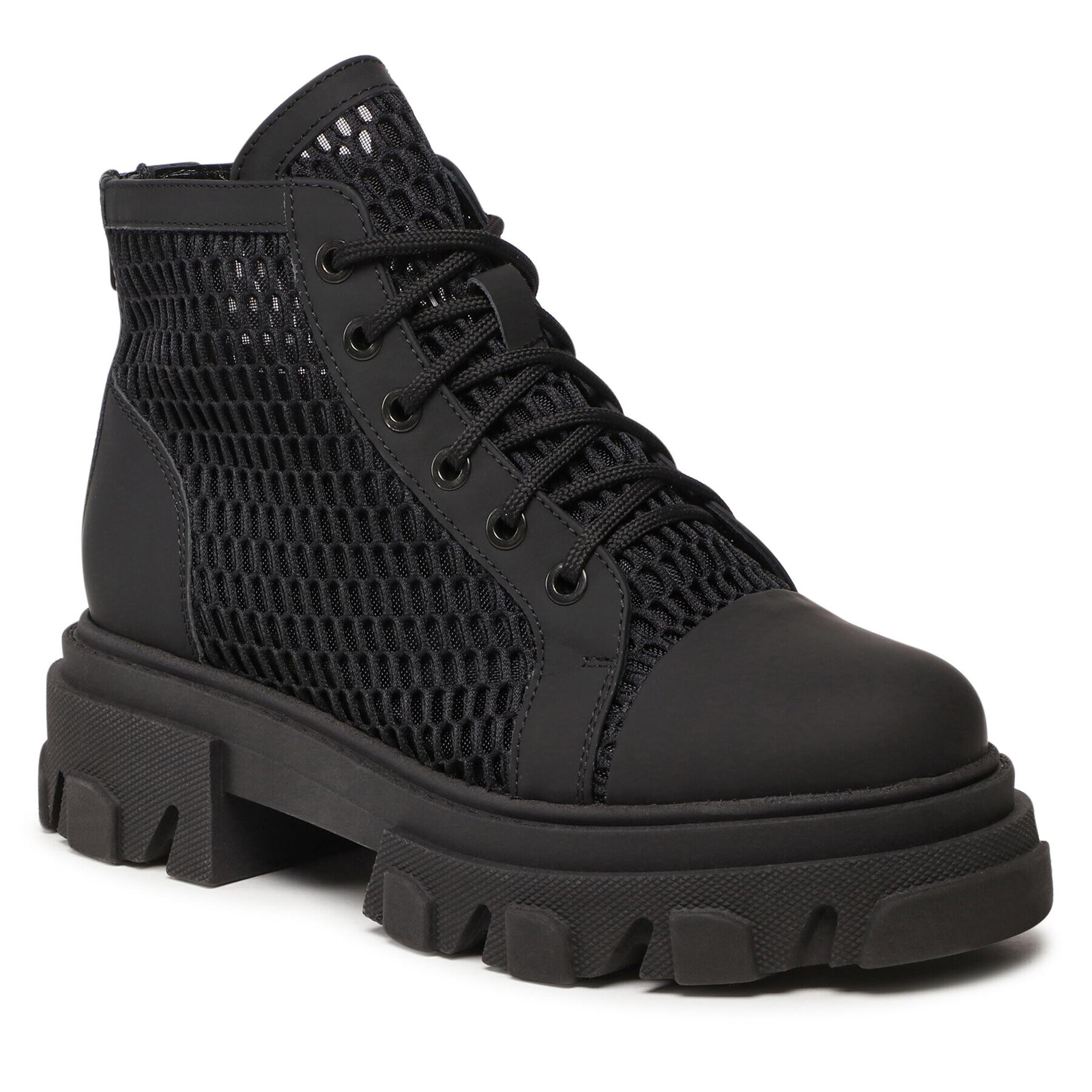 Charles Боти Polla Boots Черен - Pepit.bg