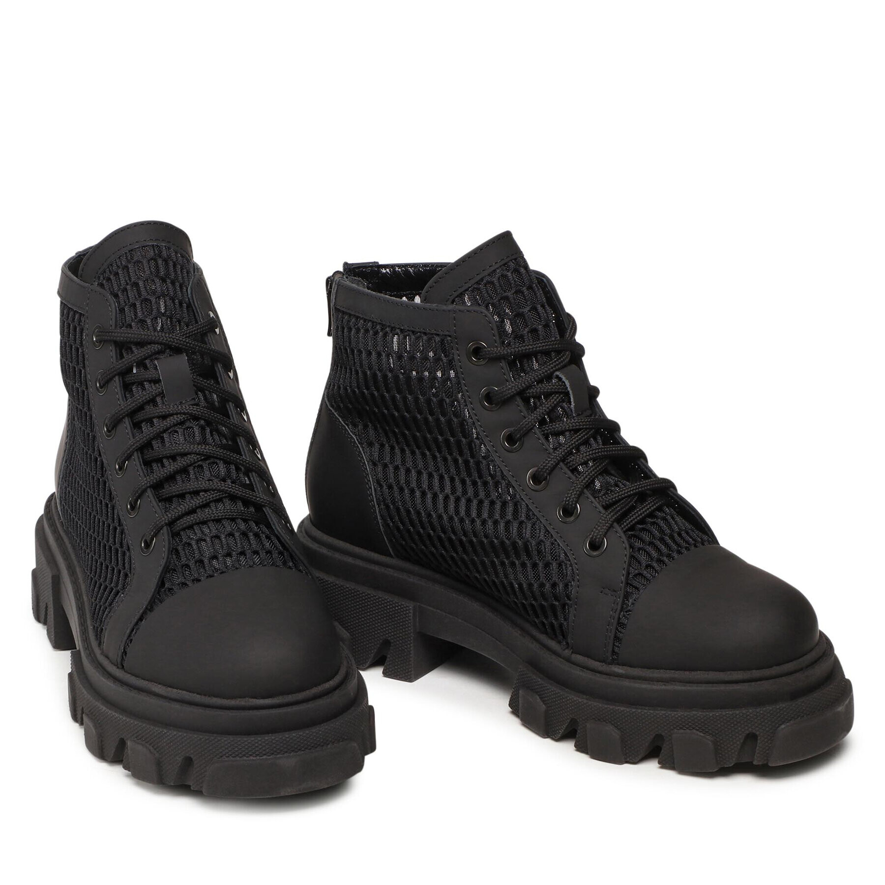 Charles Боти Polla Boots Черен - Pepit.bg